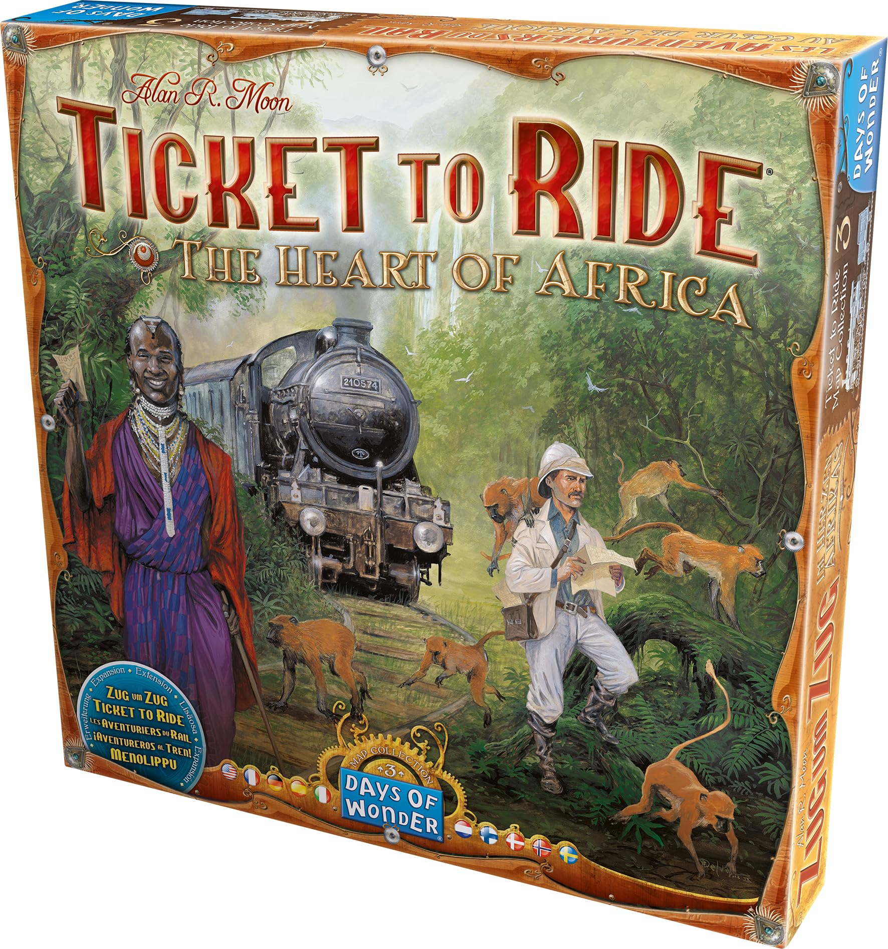 Days of Wonder Ticket to Ride The Heart of Africa Board Game Expansion 8