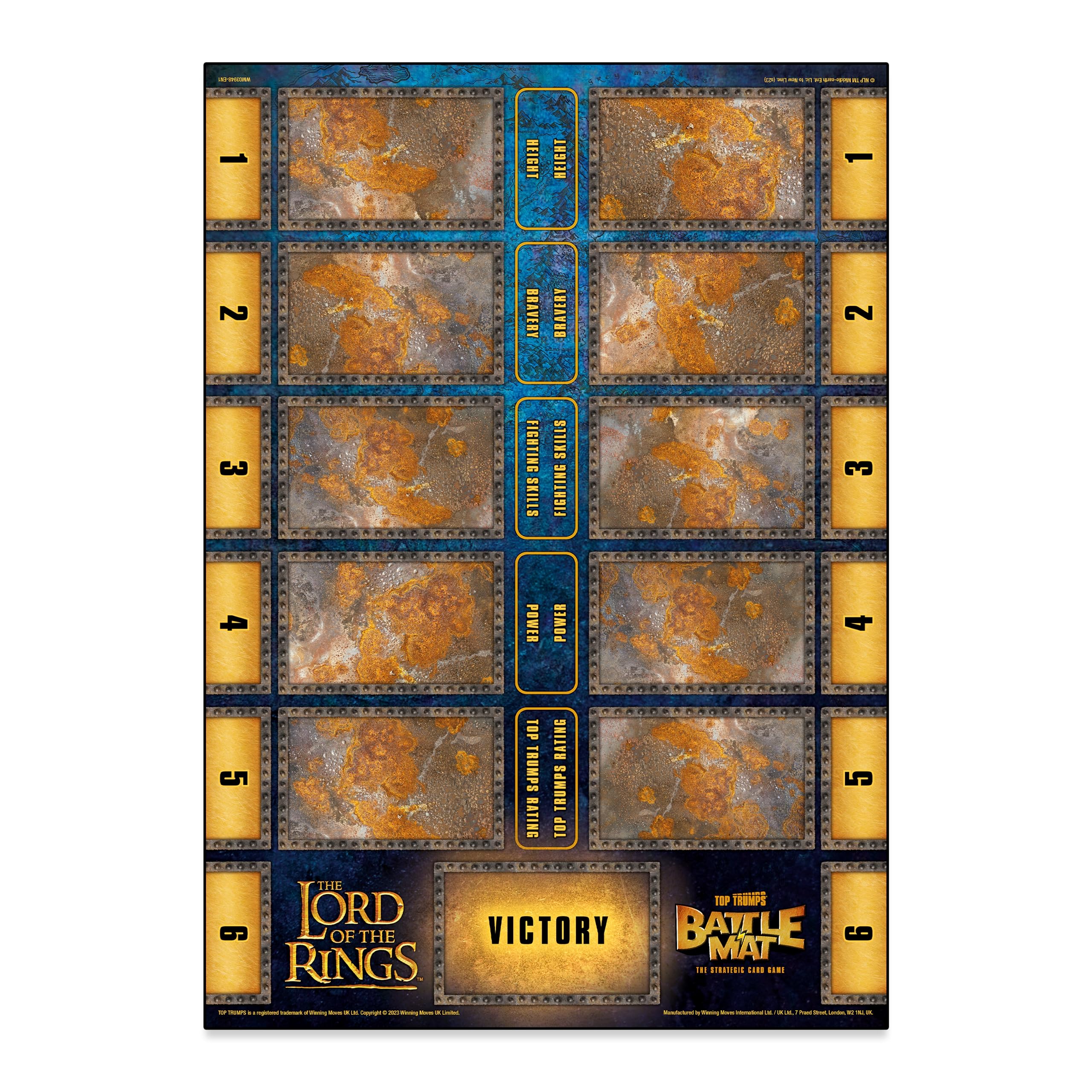 Top Trumps Lord of the Rings Battle Mat Board Game 7