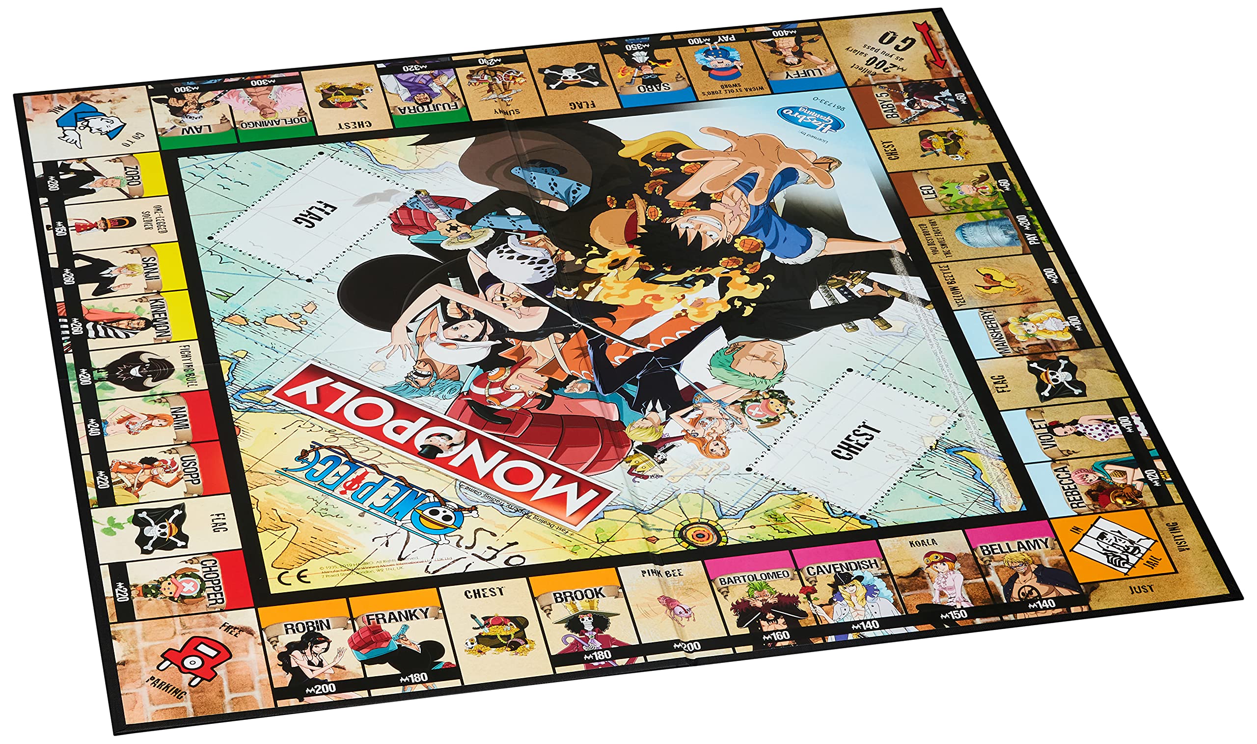 Winning Moves One Piece Monopoly Board Game - Dressrosa Edition 5