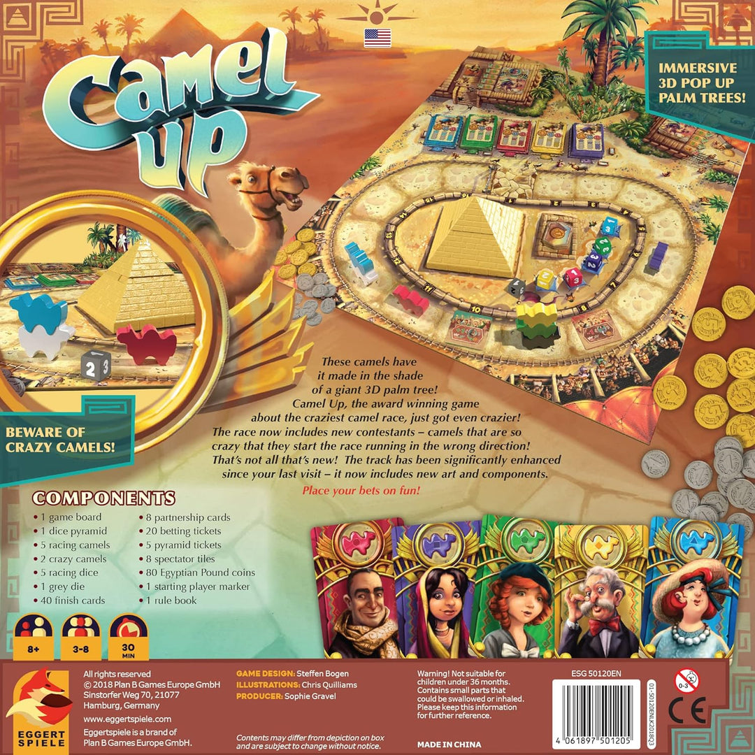 Plan B Games Camel Up 2.0 Board Game (B1Q34)