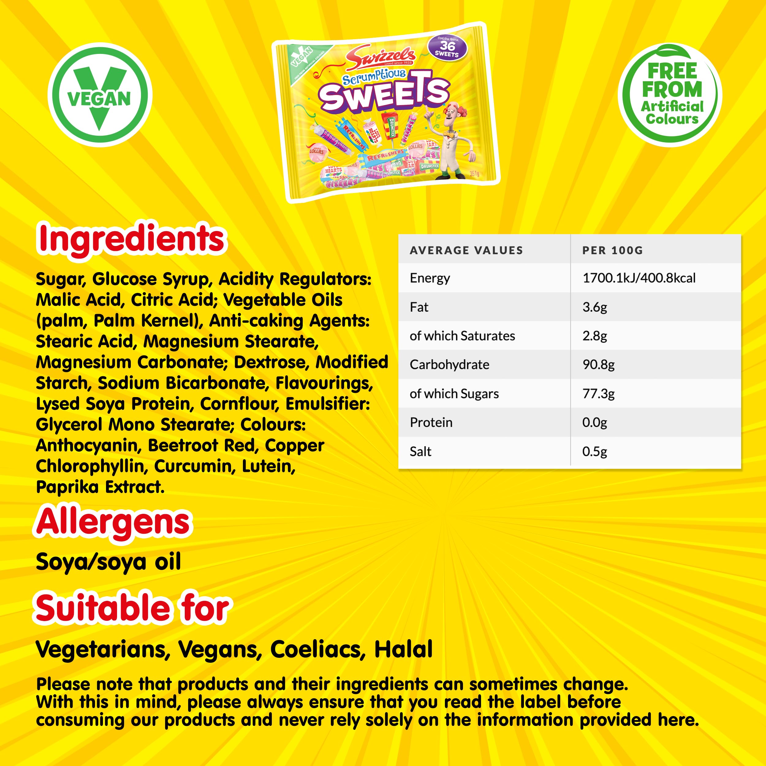 Swizzels Scrumptious Sweets - Assorted Chewy and Hard Candies Selection 5