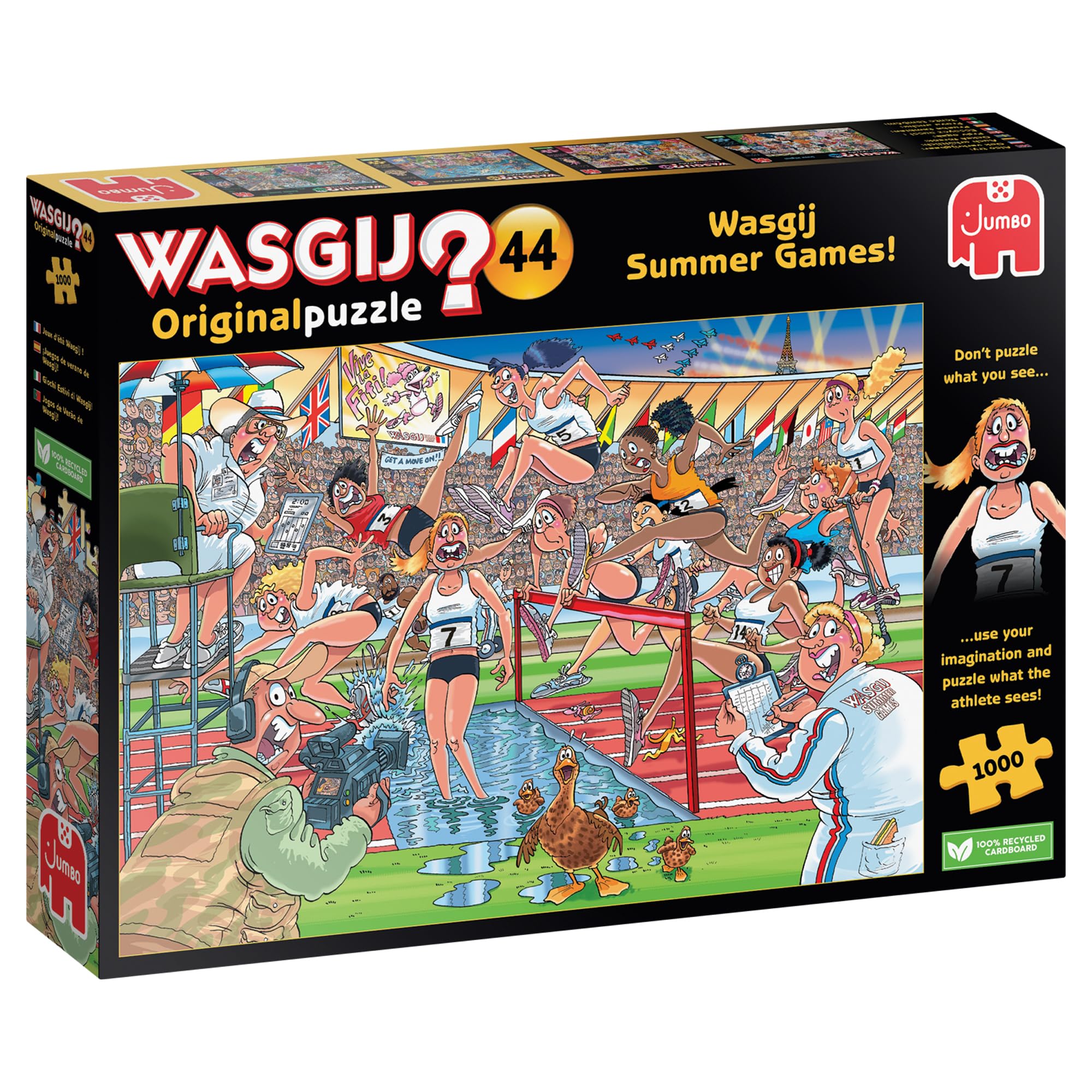 Jumbo Wasgij Original 44 Summer Games - 1000 Piece Adult Jigsaw Puzzle | 68 x 49 cm