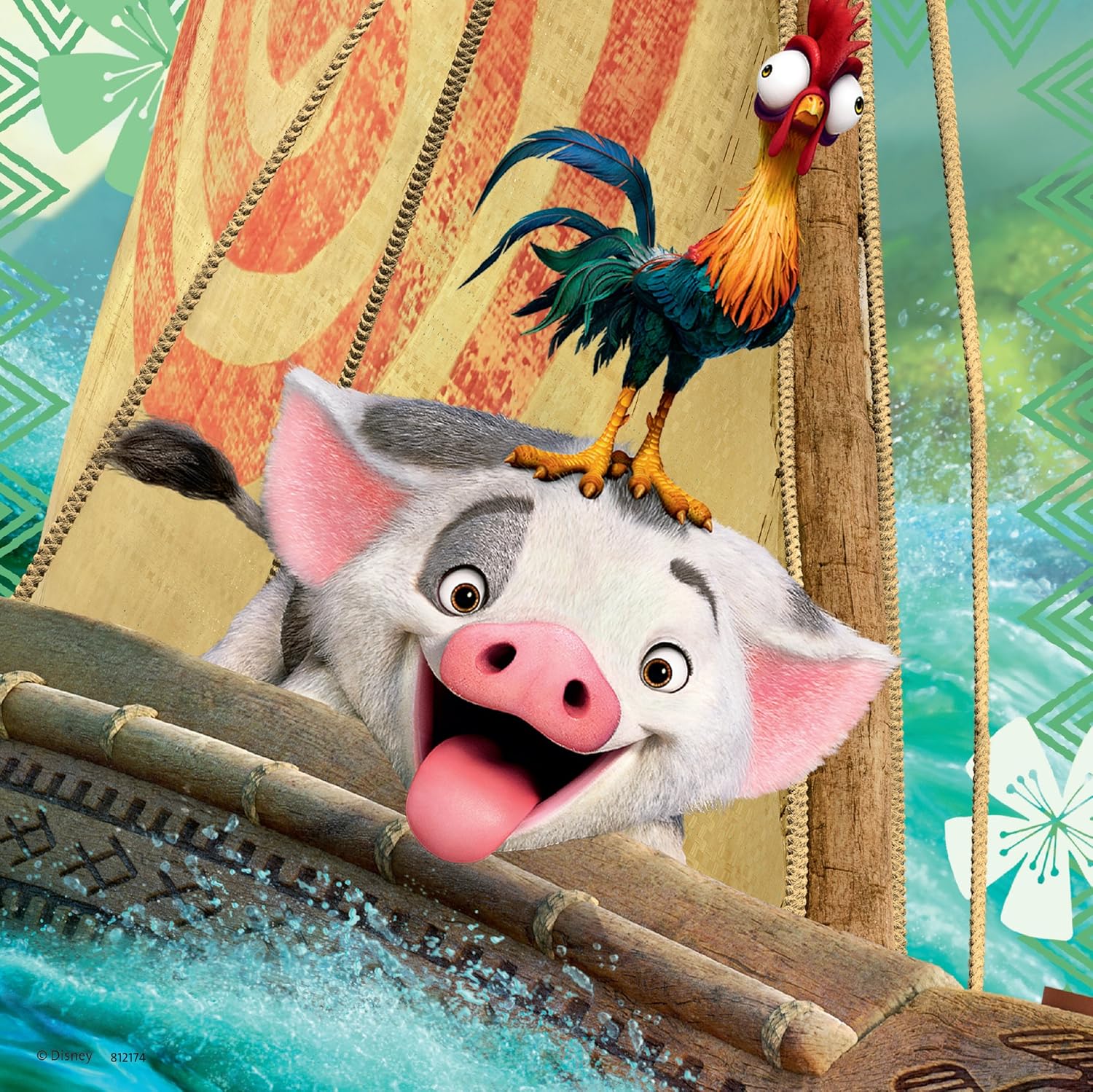 Ravensburger Disney Moana 3x 49-Piece Jigsaw Puzzles - Kids Educational Puzzle Set 5