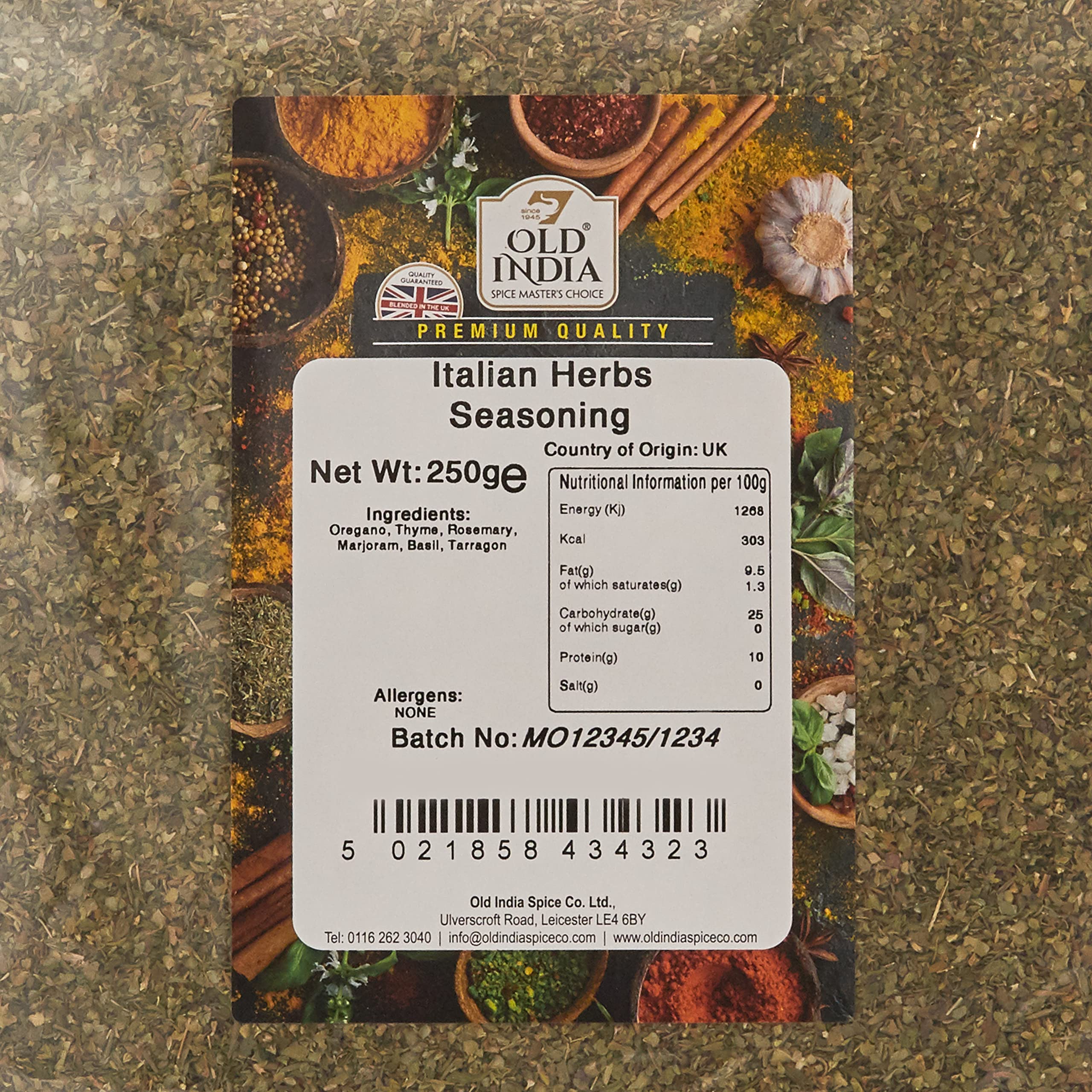 Old India Italian Herbs Seasoning 250g