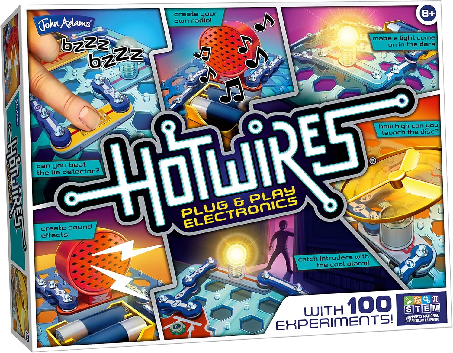 Hot Wires Electronics Kit - 100 Experiments for Kids 8+ 7