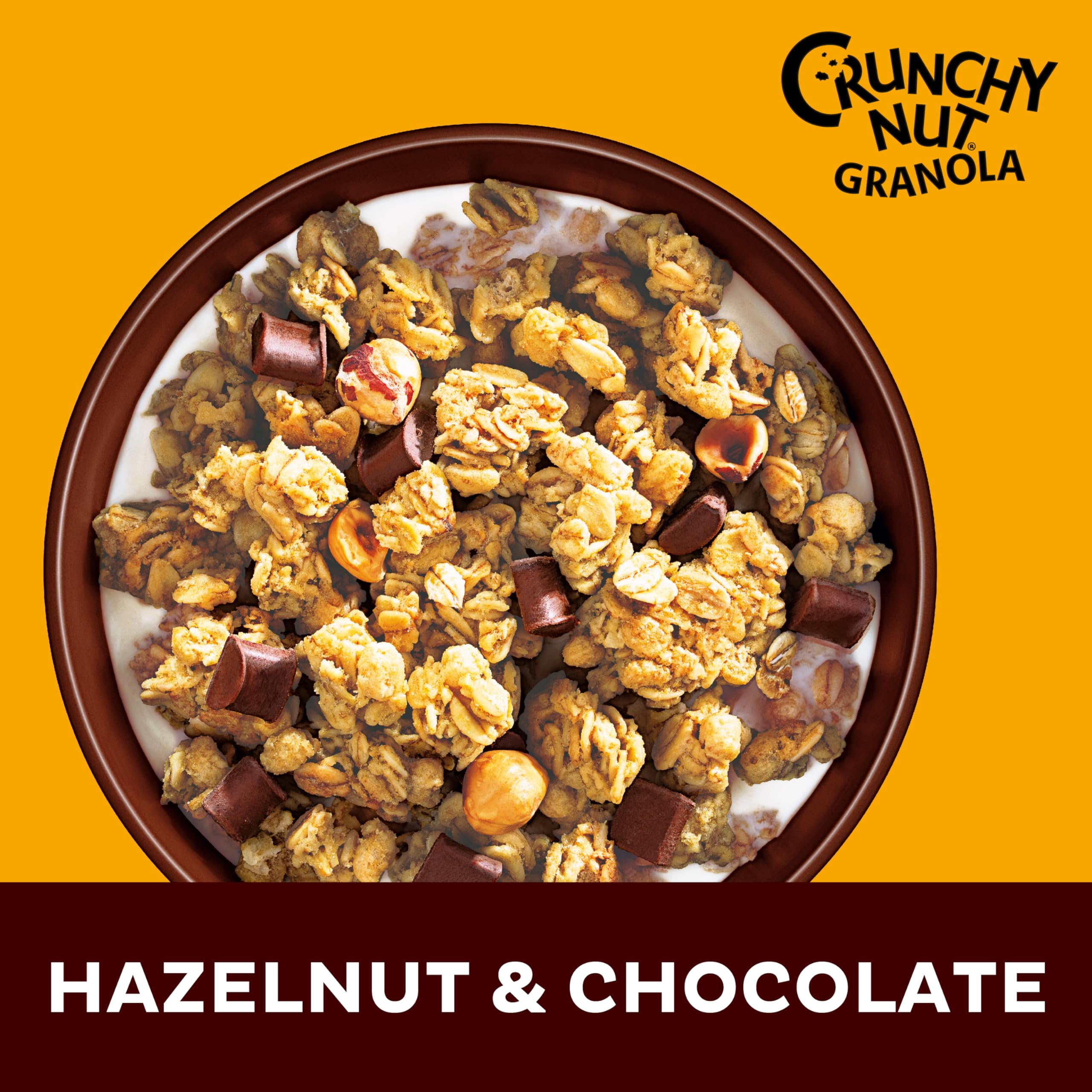 Kellogg's Crunchy Nut Hazelnuts & Chocolate Granola, 600g 3
