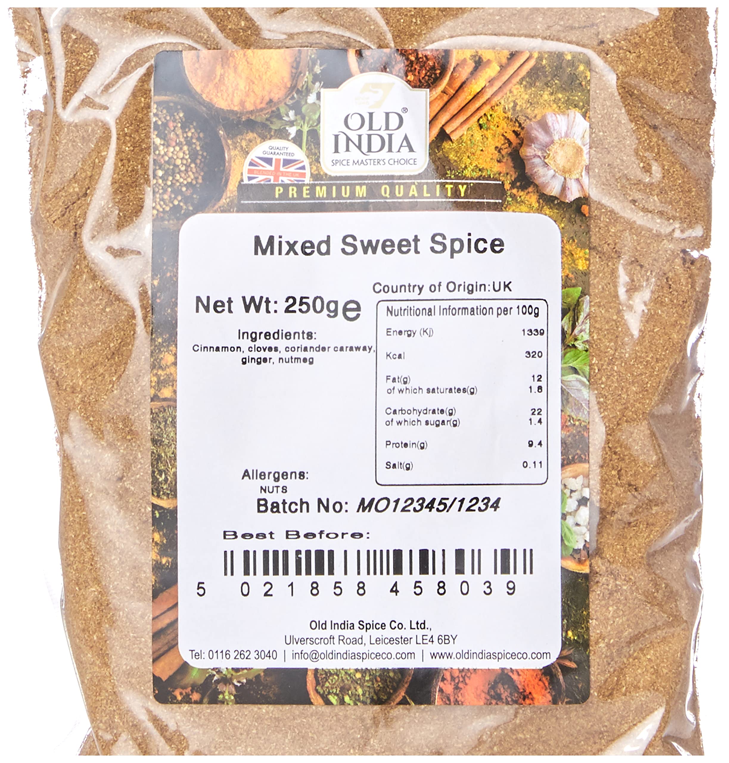 Old India Mixed Sweet Spice 250g 3