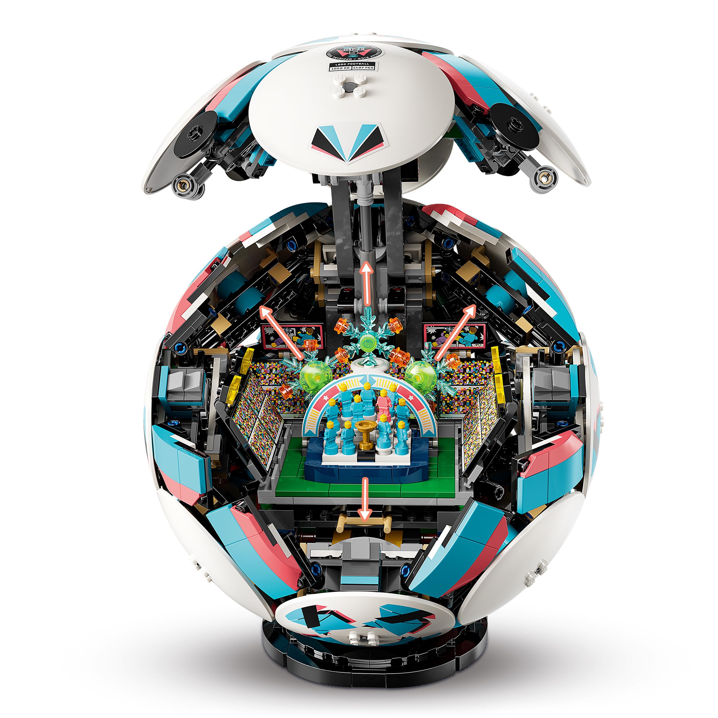 LEGO Editions Football Toy - 3D Display Model Kit | Age 10+ | Model 43019 3