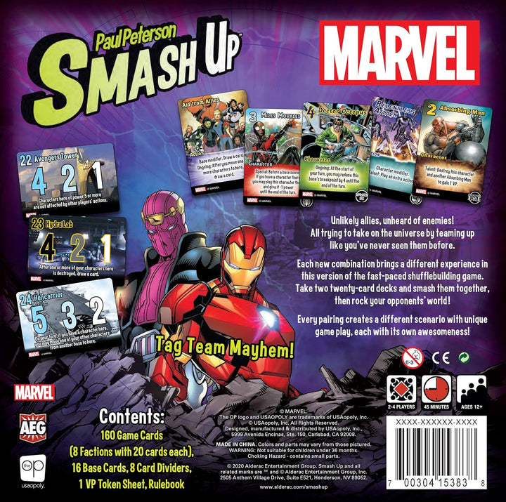 USAopoly Smash Up: Marvel Board Game (USOSM011000)