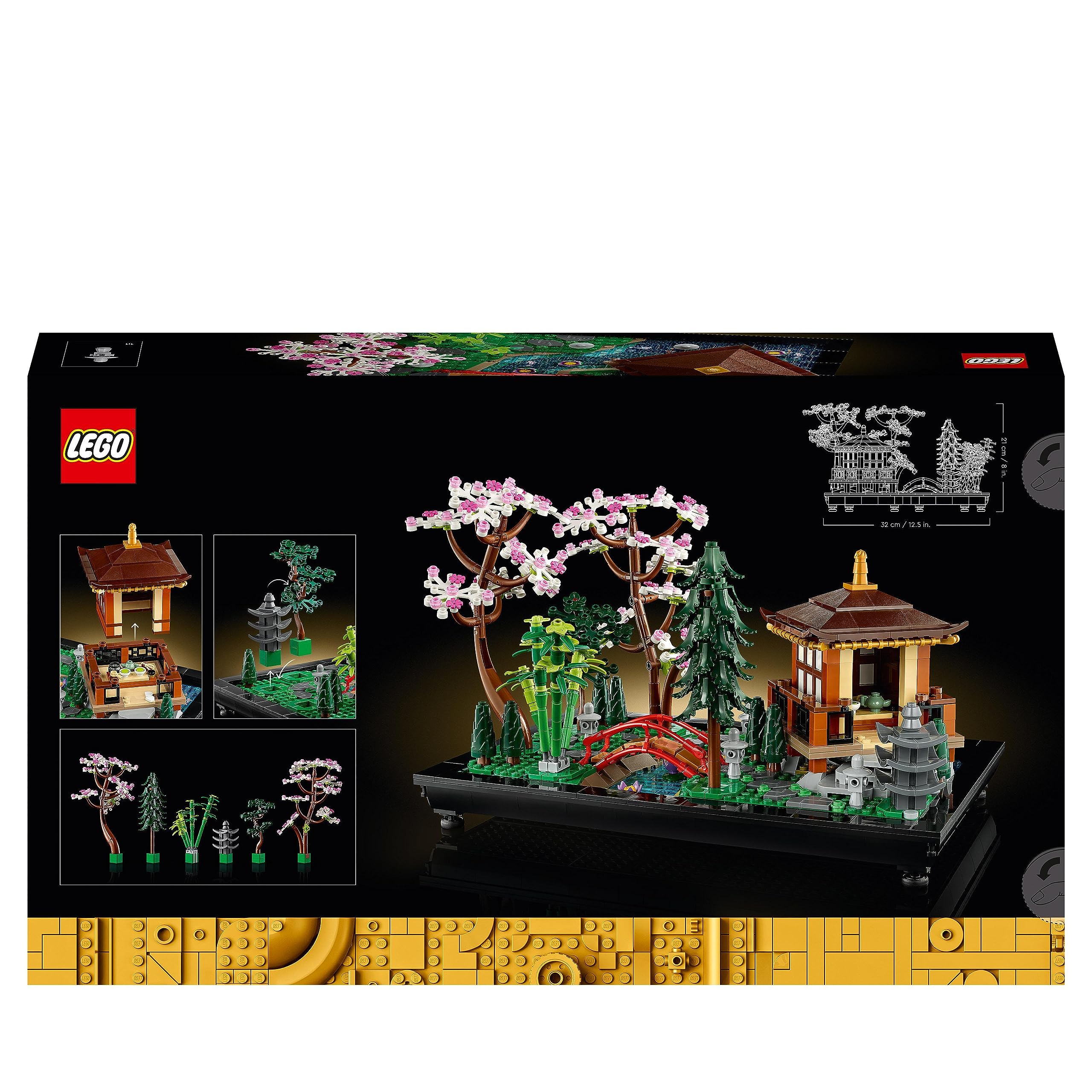 LEGO 10315 Icons Tranquil Garden - Botanical Zen Garden Building Kit for Adults 8