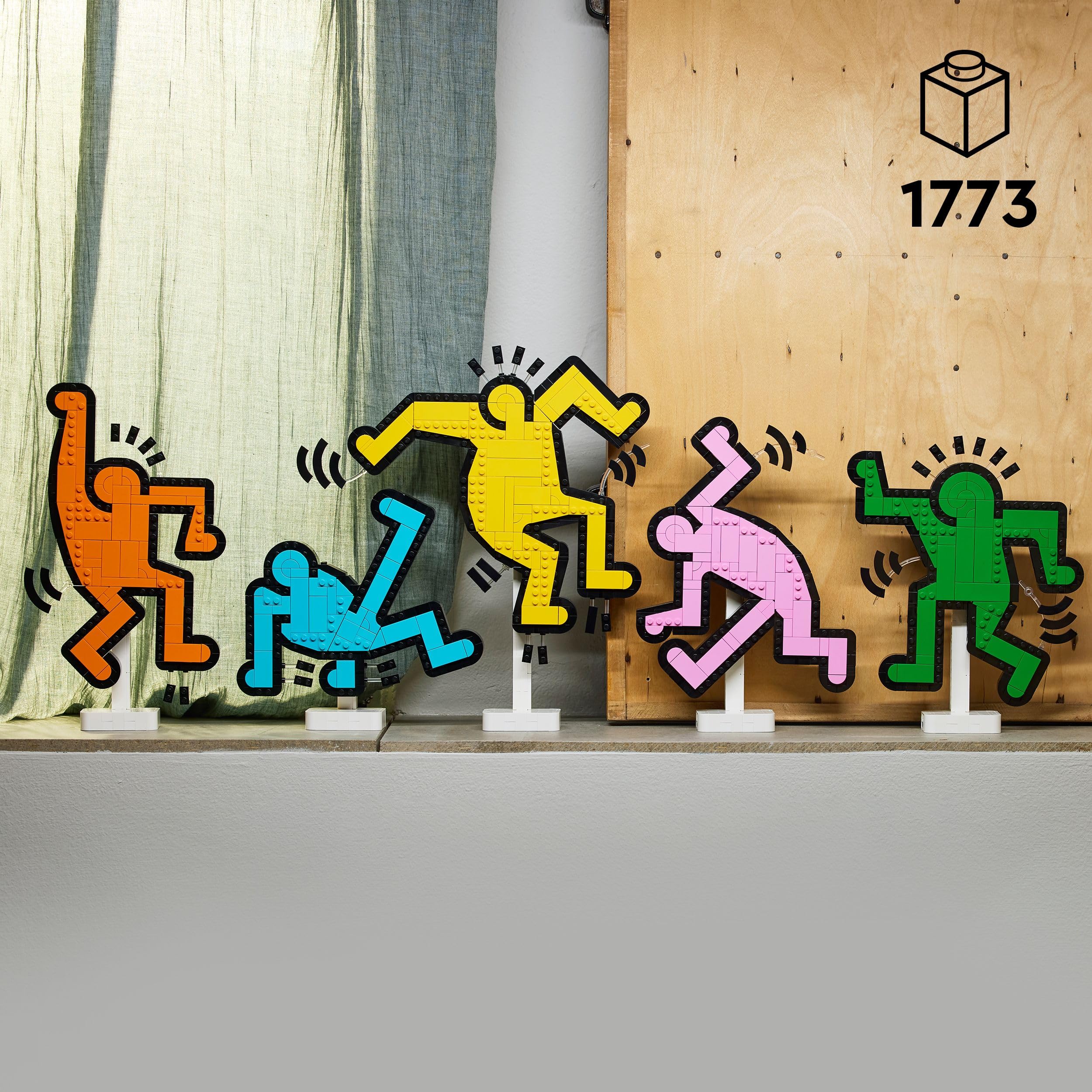 LEGO Art Keith Haring – Dancing Figures - DIY Wall Art Building Set for Adults 3