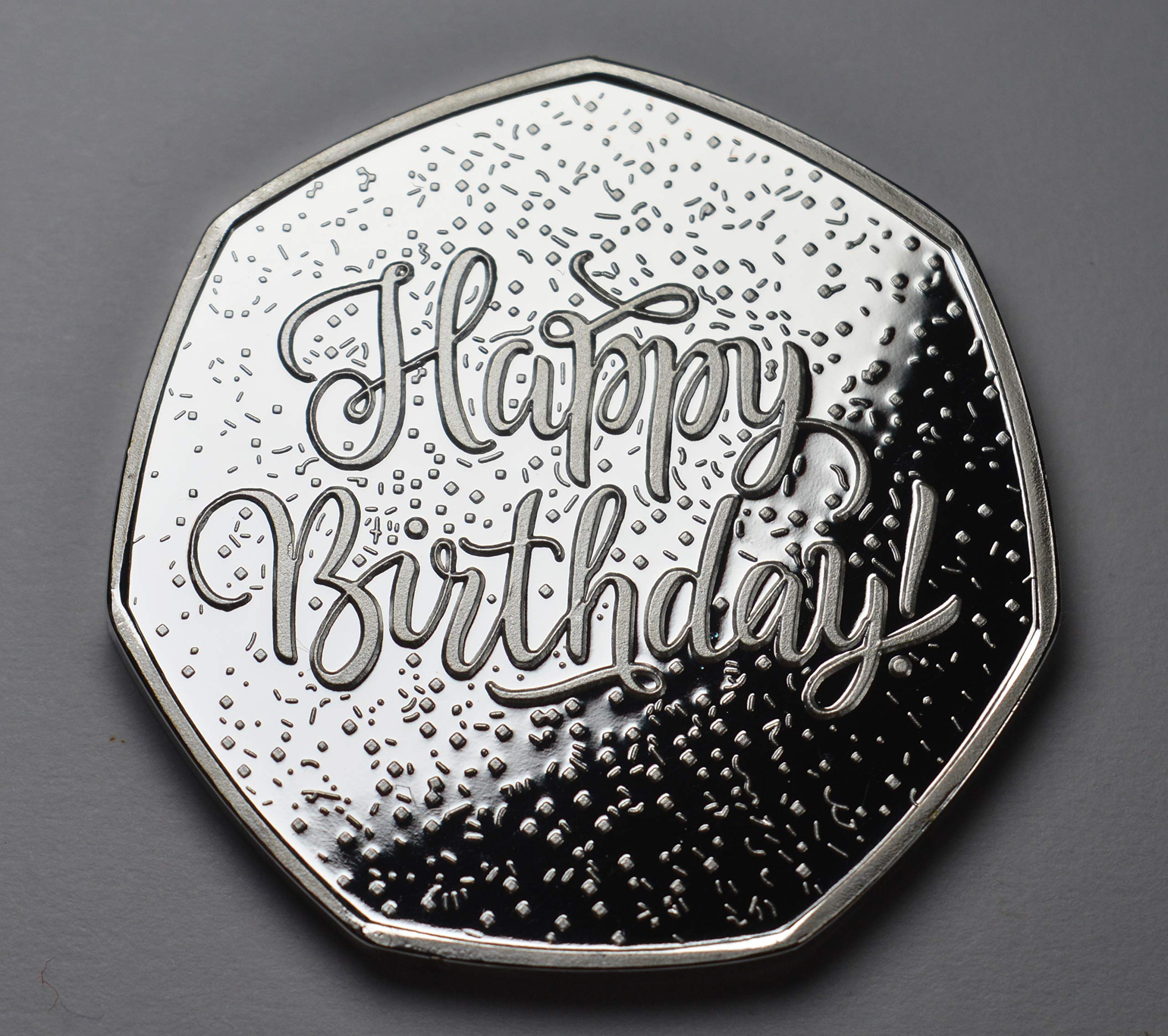 The Commemorative Coin Company 40th Birthday .999 Silver Commemorative Coin - Proof Finish with 24ct Gold and Faux Pearl 7