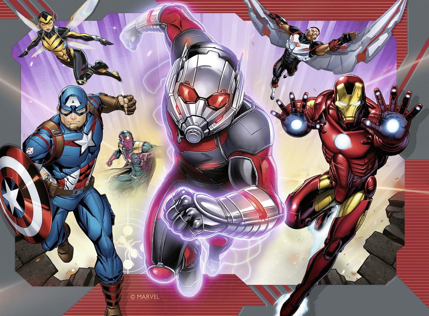 Ravensburger Marvel Avengers 4-in-1 Jigsaw Puzzle Set - 12, 16, 20, 24 Pieces for Kids Ages 3+ 11