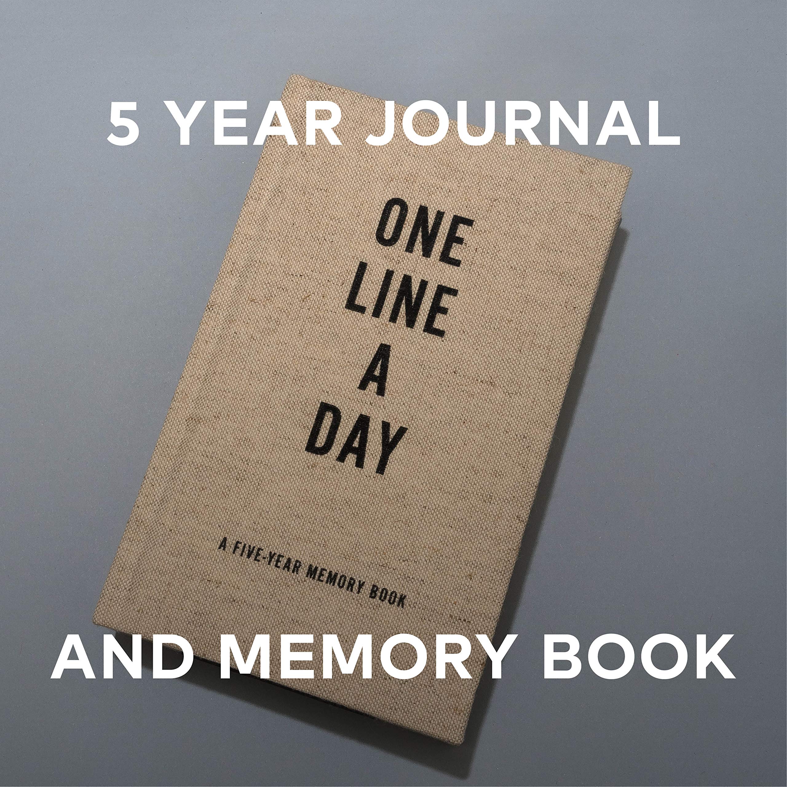 Chronicle Books Canvas One Line a Day - Five-Year Memory Journal | Diary Binding | English Language 2