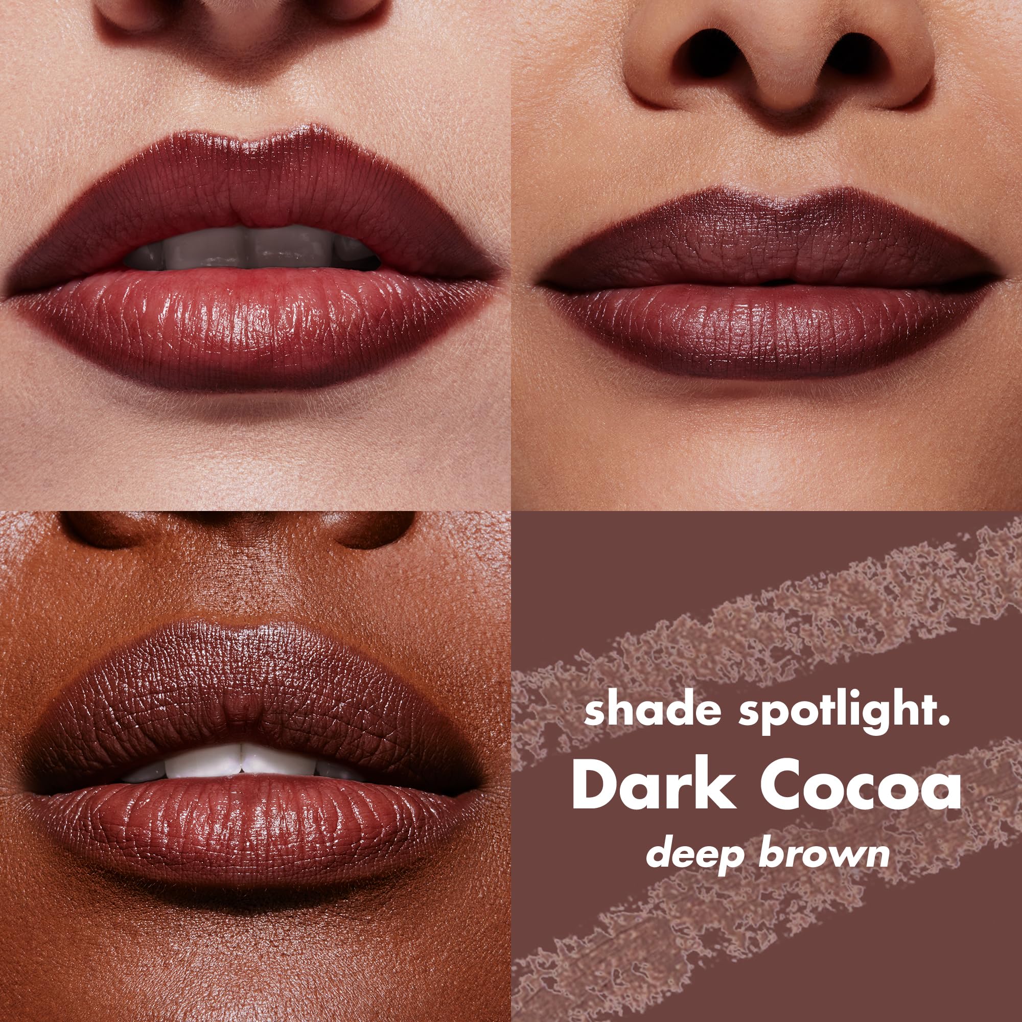 e.l.f. Cream Glide Lip Liner - Dark Cocoa | Highly Pigmented | Semi-Matte Finish | 1g 2