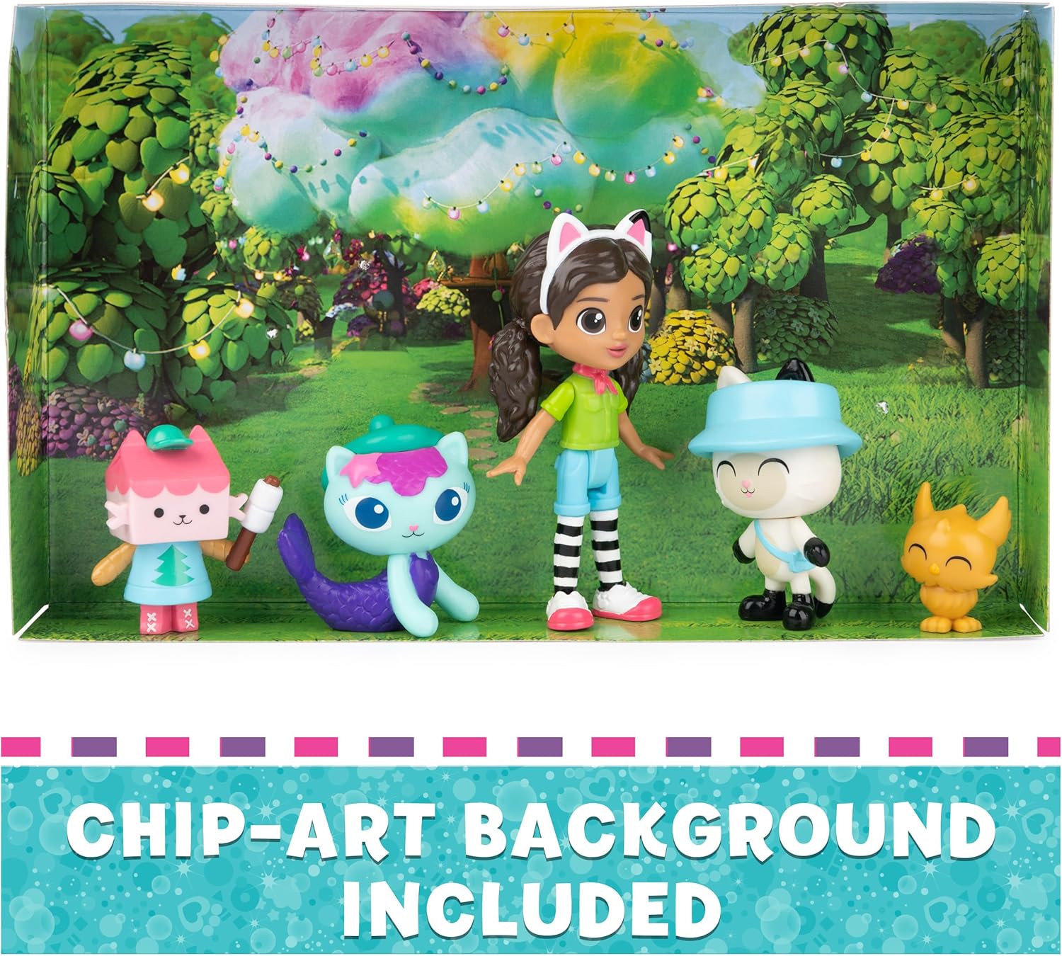 Gabby's Dollhouse Campfire Gift Pack - 4 Collectible Figures with Surprise Accessory & App Reward, Ages 3+ 6