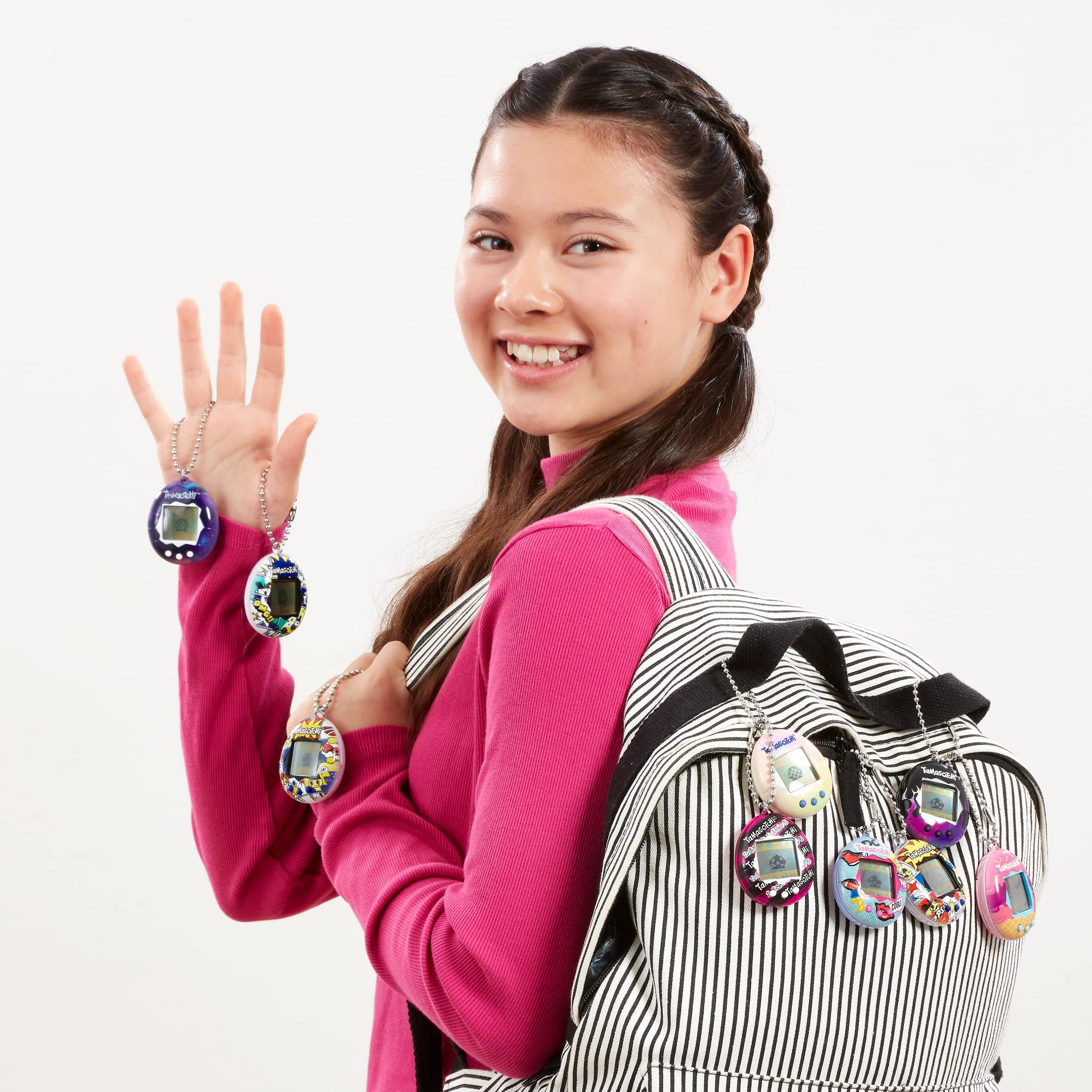 Bandai Tamagotchi Original Ice Cream Shell - Retro Virtual Pet Toy for Kids & Adults 8+ 19