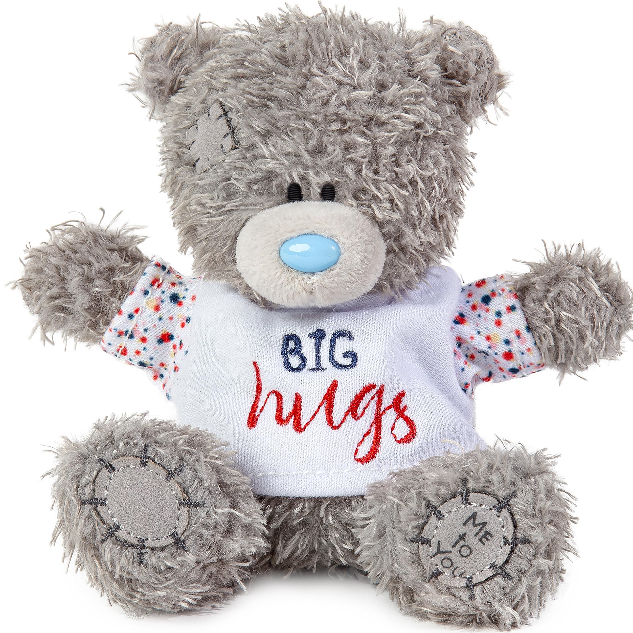 Me To You Bear Tatty Teddy 'Big Hugs' 10cm Plush Toy | White, Grey | AP401026
