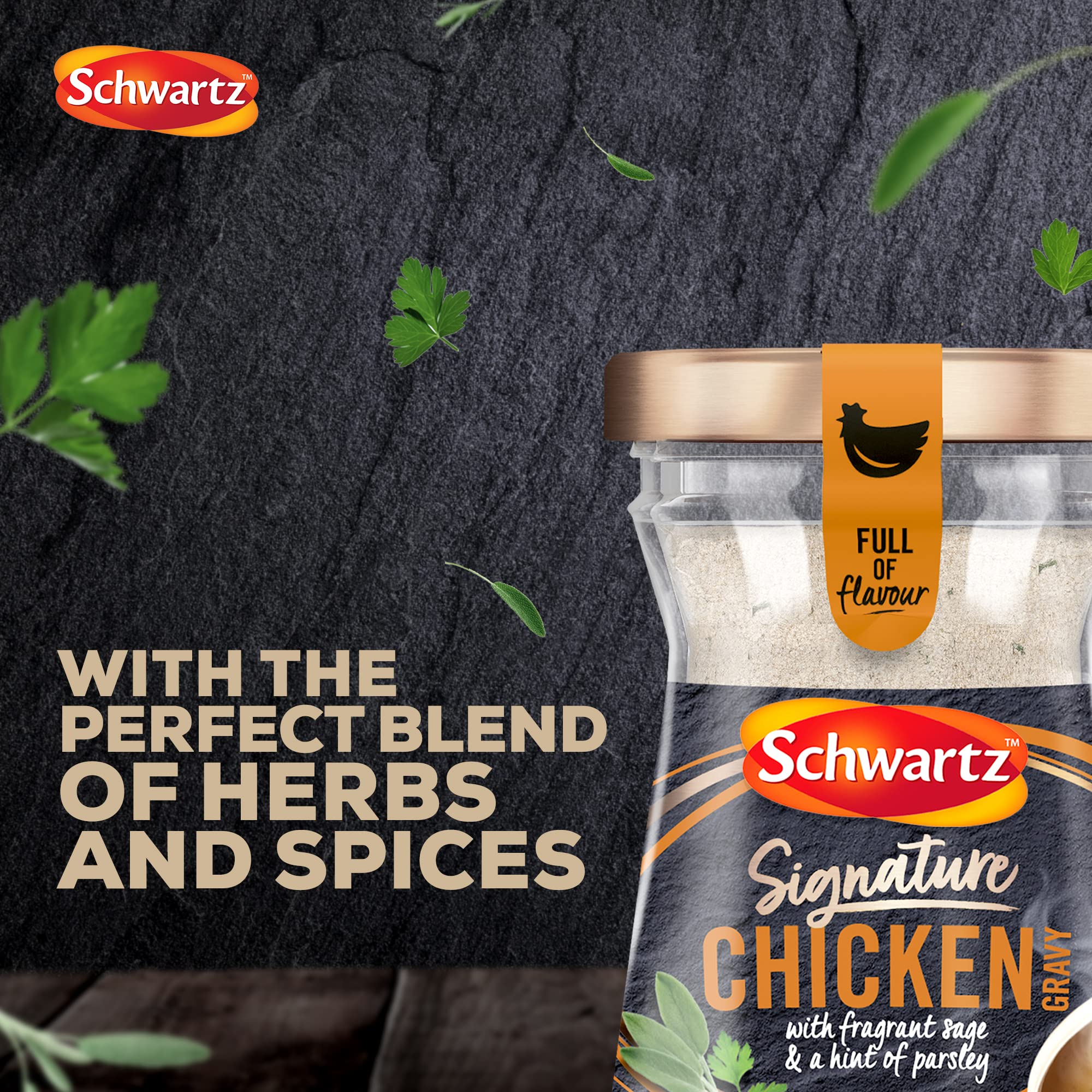 Schwartz - Signature Chicken Gravy 155g | Pack of 2 | Instant Roast Chicken Flavour with Sage & Parsley 3