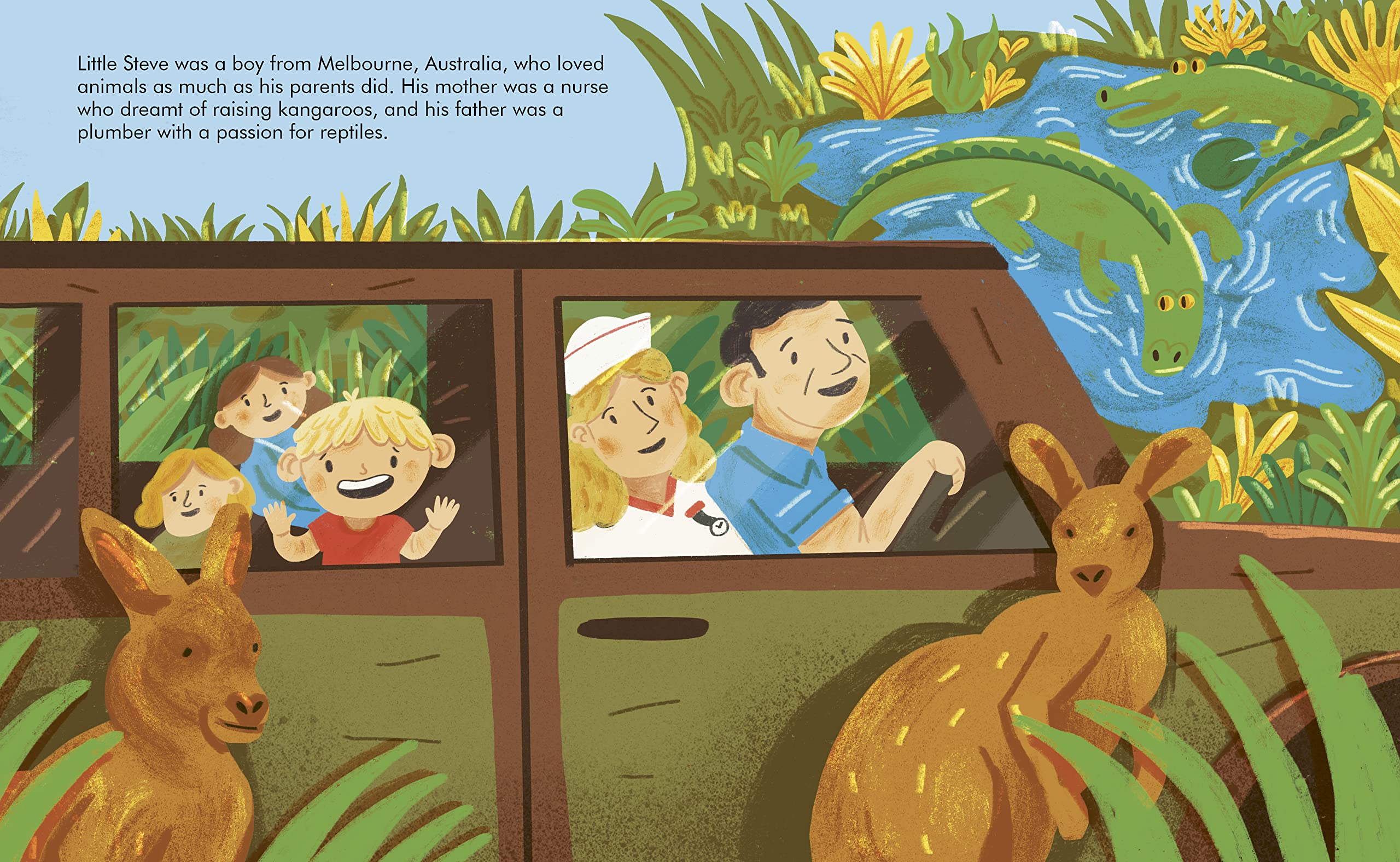 Frances Lincoln Little People, BIG DREAMS: Steve Irwin (Hardcover) | Ages 2-7