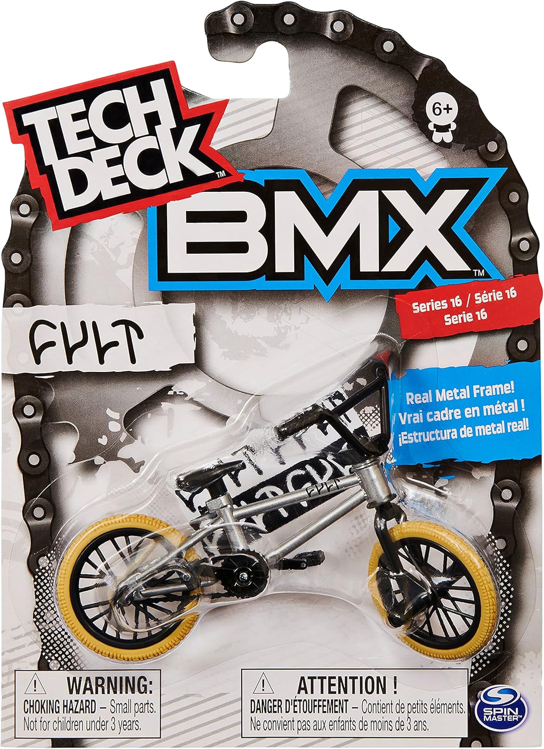 Tech Deck BMX Finger Bike - Authentic Miniature Replica with Trick Handlebars (Style May Vary) 8