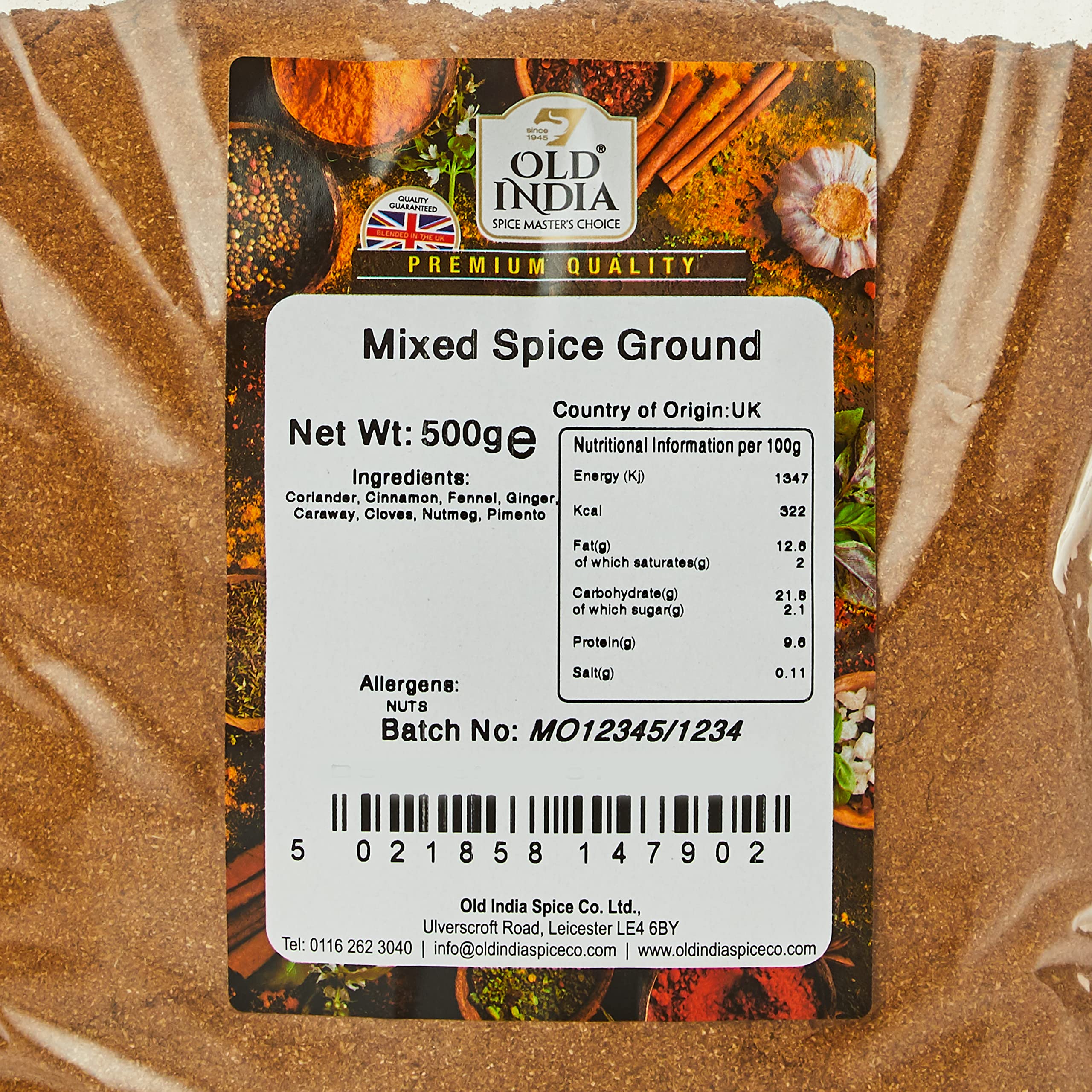 Old India Mixed Spice Ground 500g 3