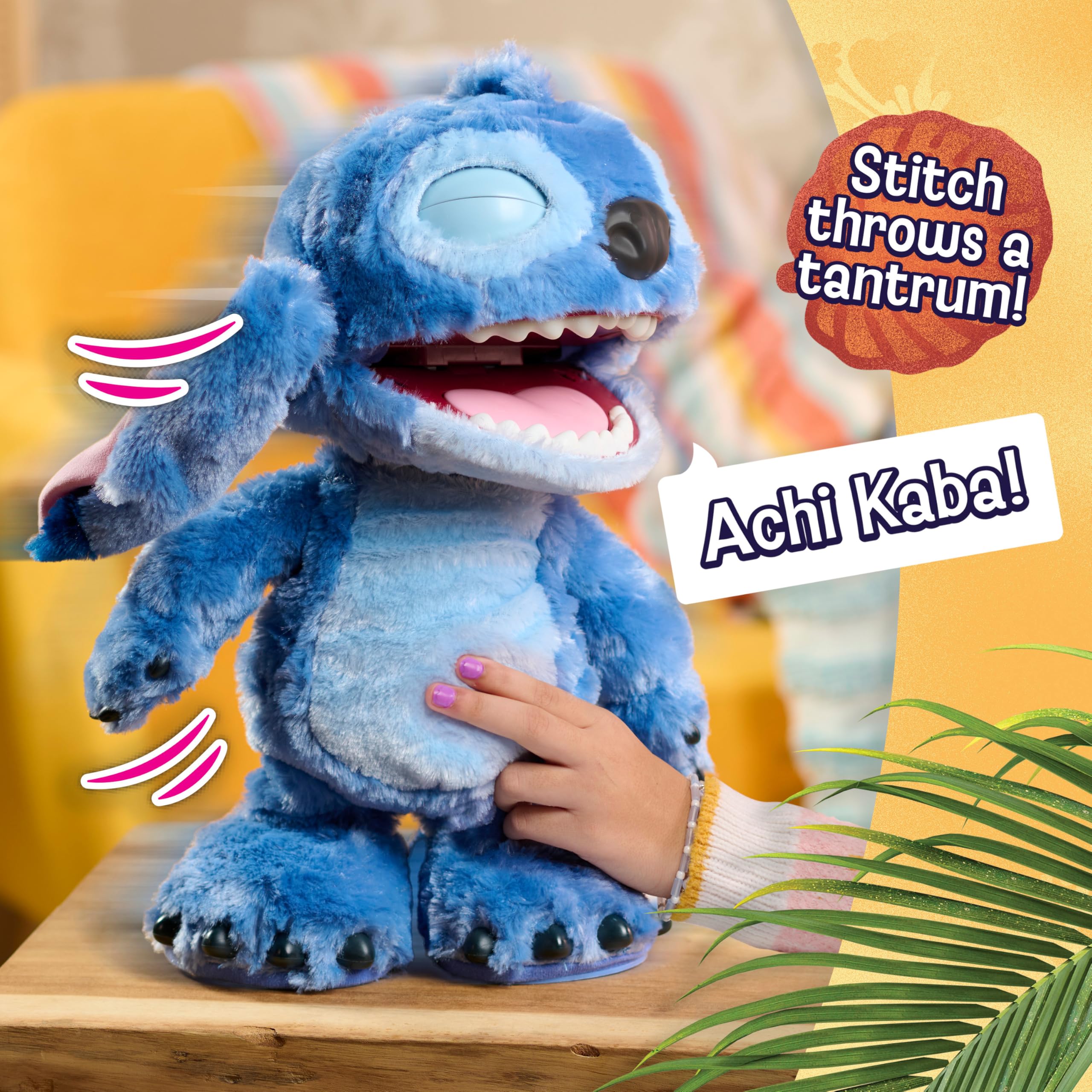 Disney Stitch Ultimate Interactive 17" Plush Toy - 100+ Sounds & Movements 4