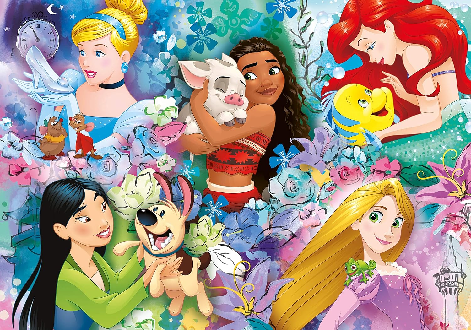 Clementoni Disney Princess 60-Piece Puzzle - SuperColor Educational Jigsaw for Kids 5+ 3