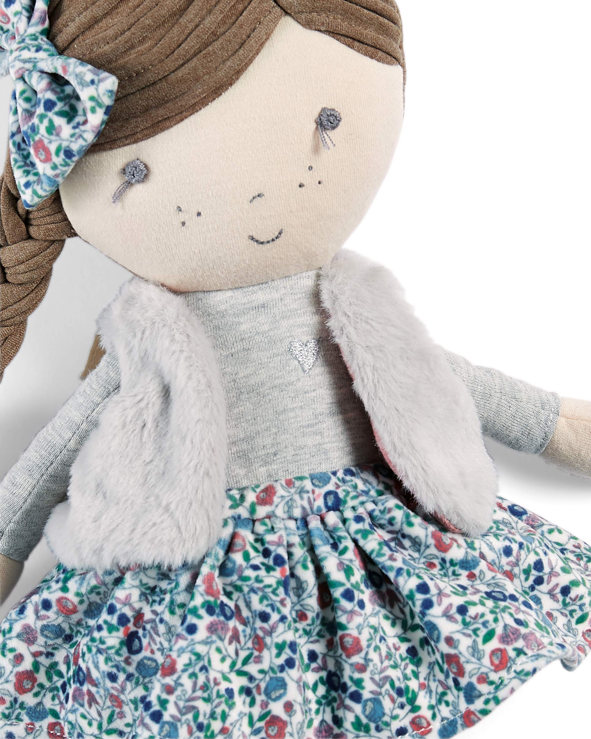 Mamas & Papas Bella Rag Doll - Super Soft Cuddly Doll for Newborns 3