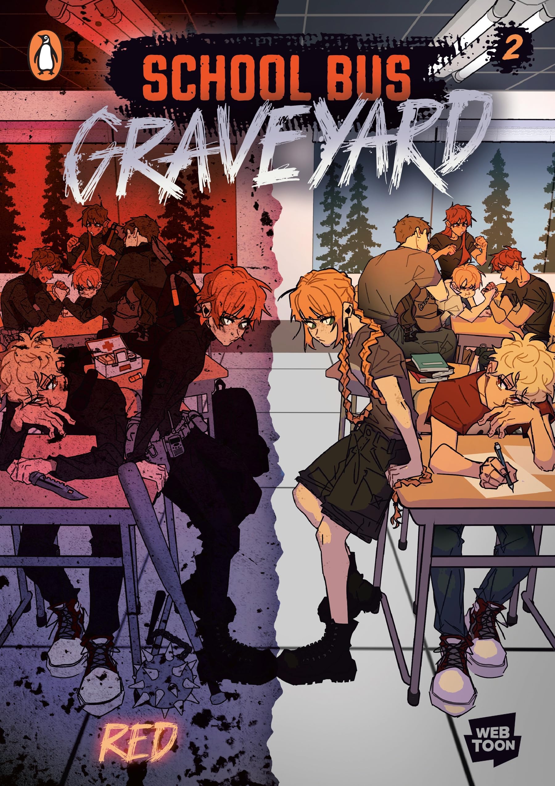 Penguin School Bus Graveyard, Volume 2: Mystery & Detective Graphic Novel | Paperback | English