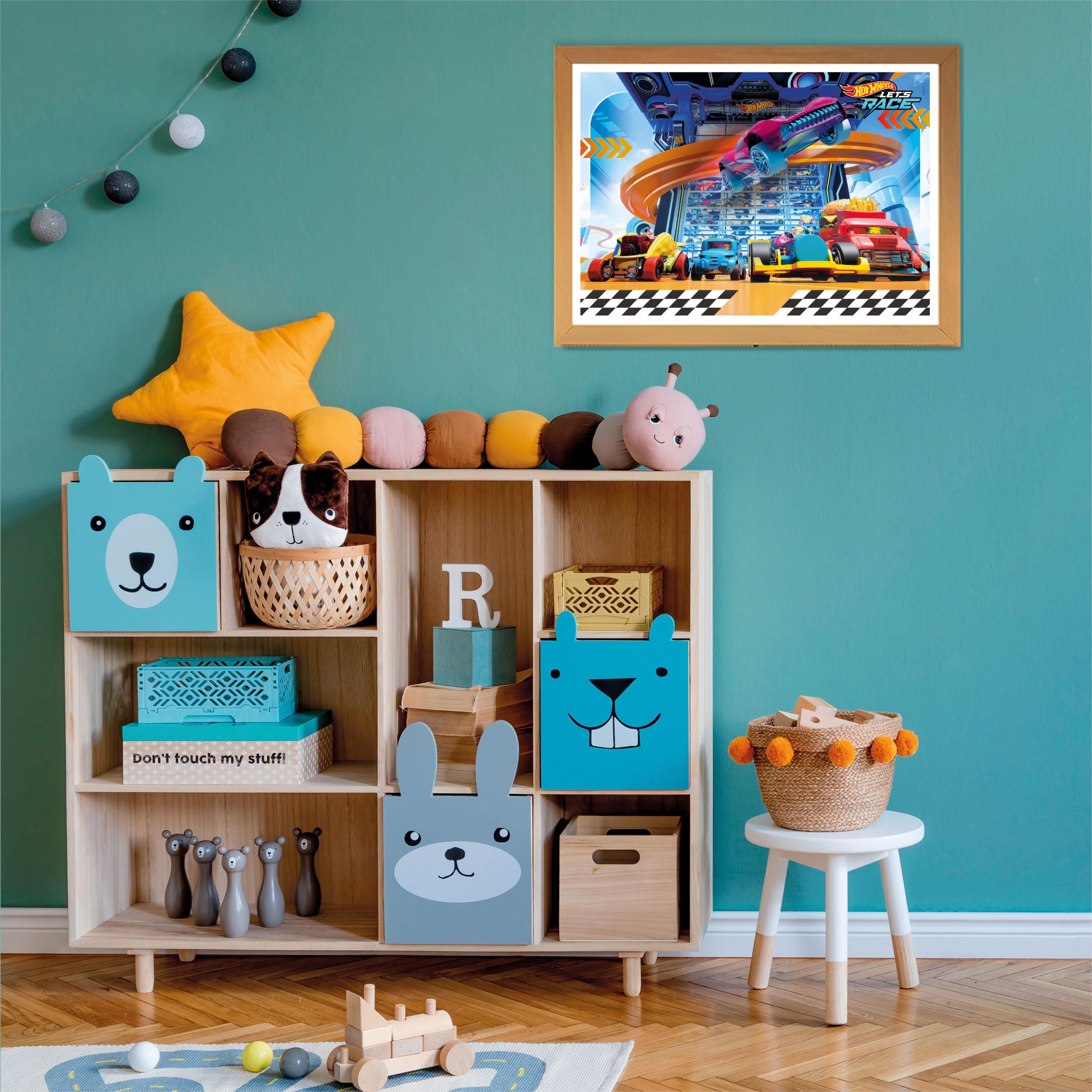 Clementoni Hotwheels 104-Piece Jigsaw Puzzle - Supercolor Kids Puzzle for Ages 6-8 7