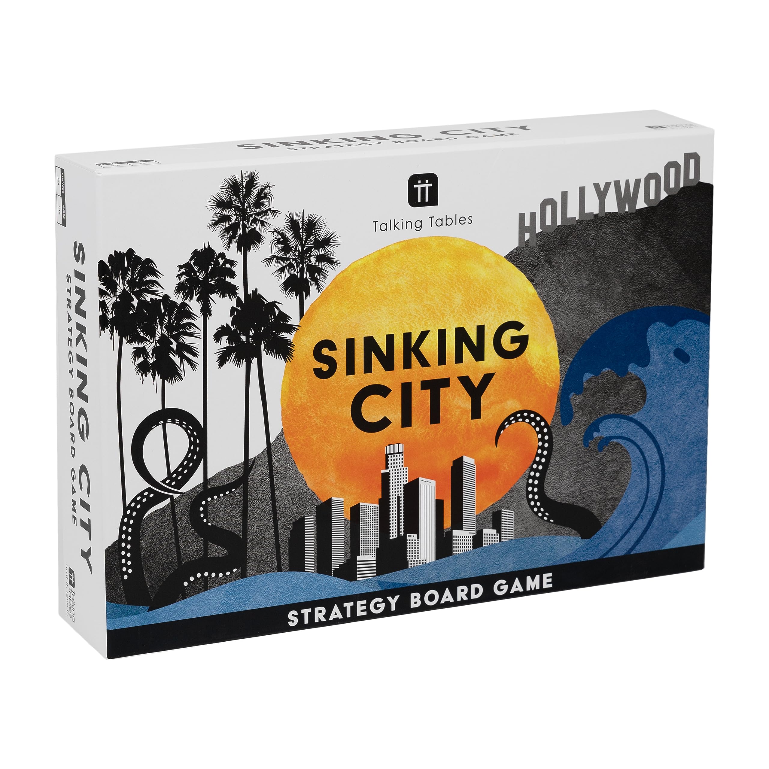 Talking Tables Sinking City Board Game - Strategy Adventure for 2-6 Players, Ages 13+