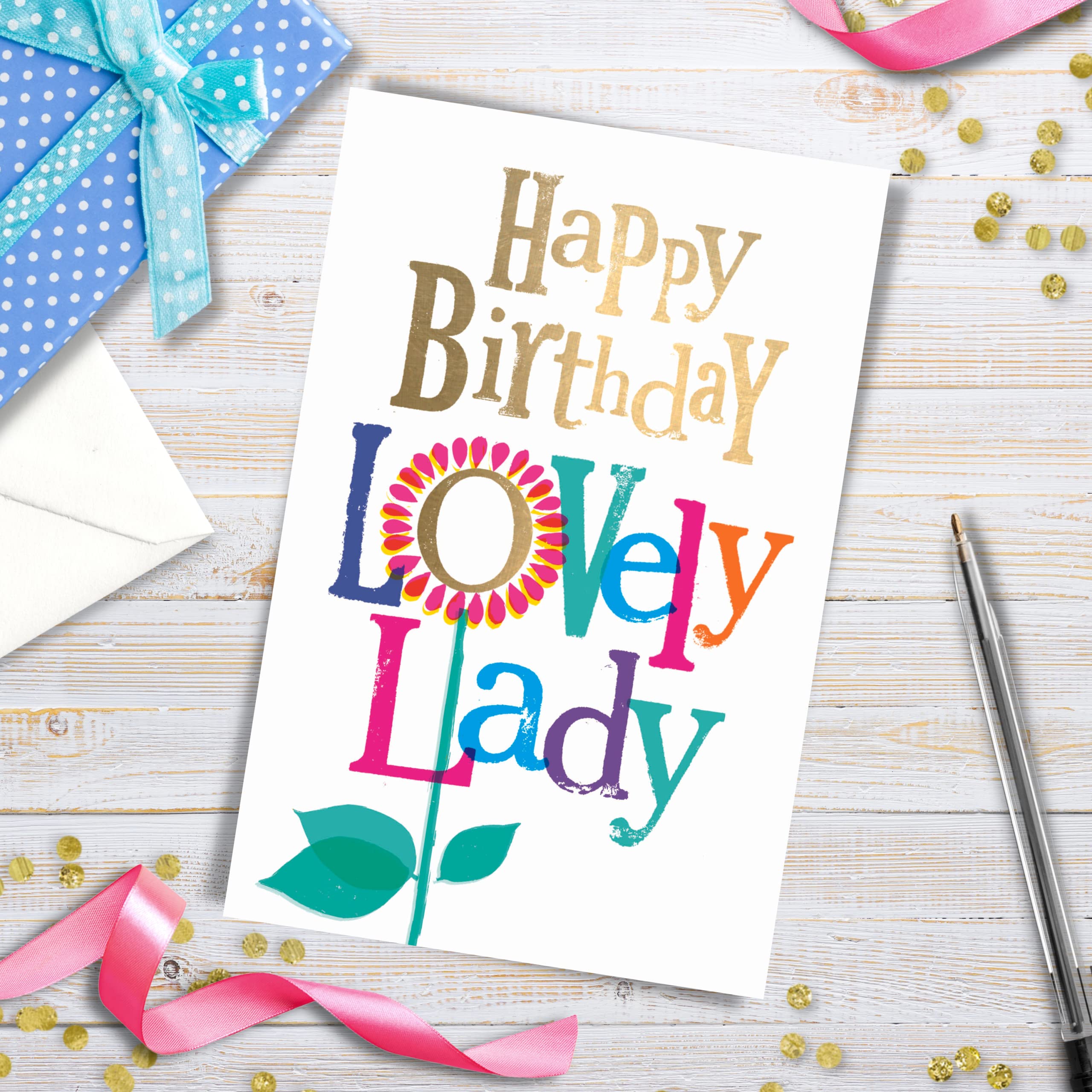 Danilo Promotions LTD Brightside Birthday Card for Women | A5 Size | Multicolor