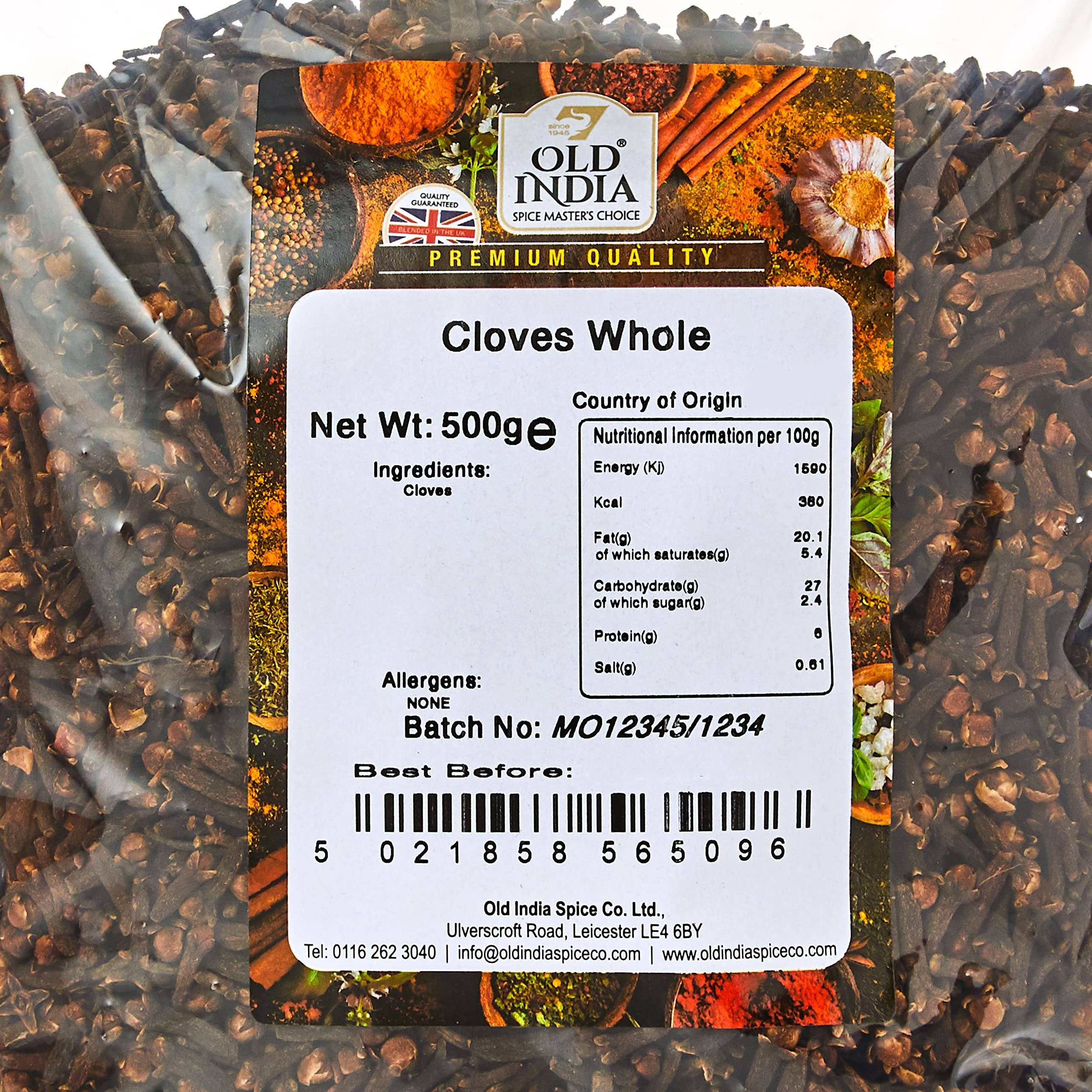 Old India Cloves Whole 500 g 3