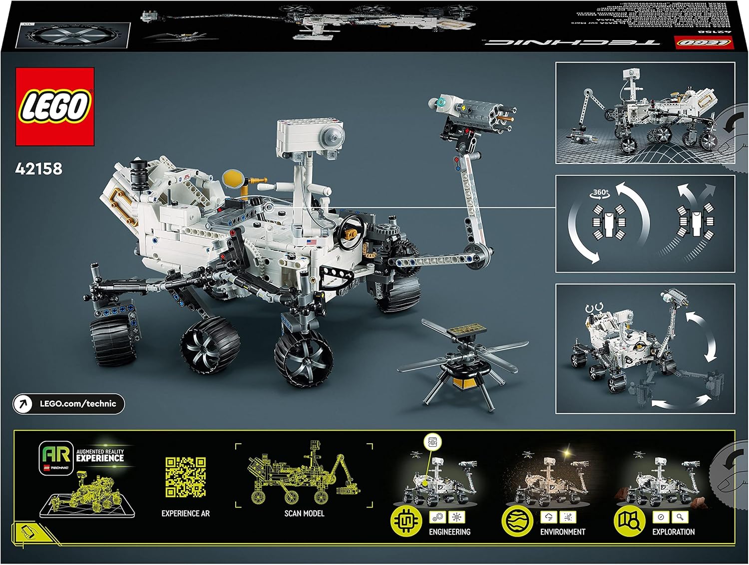 LEGO Technic NASA Mars Rover Perseverance 42158 - AR App Experience, 1132 Pieces 6