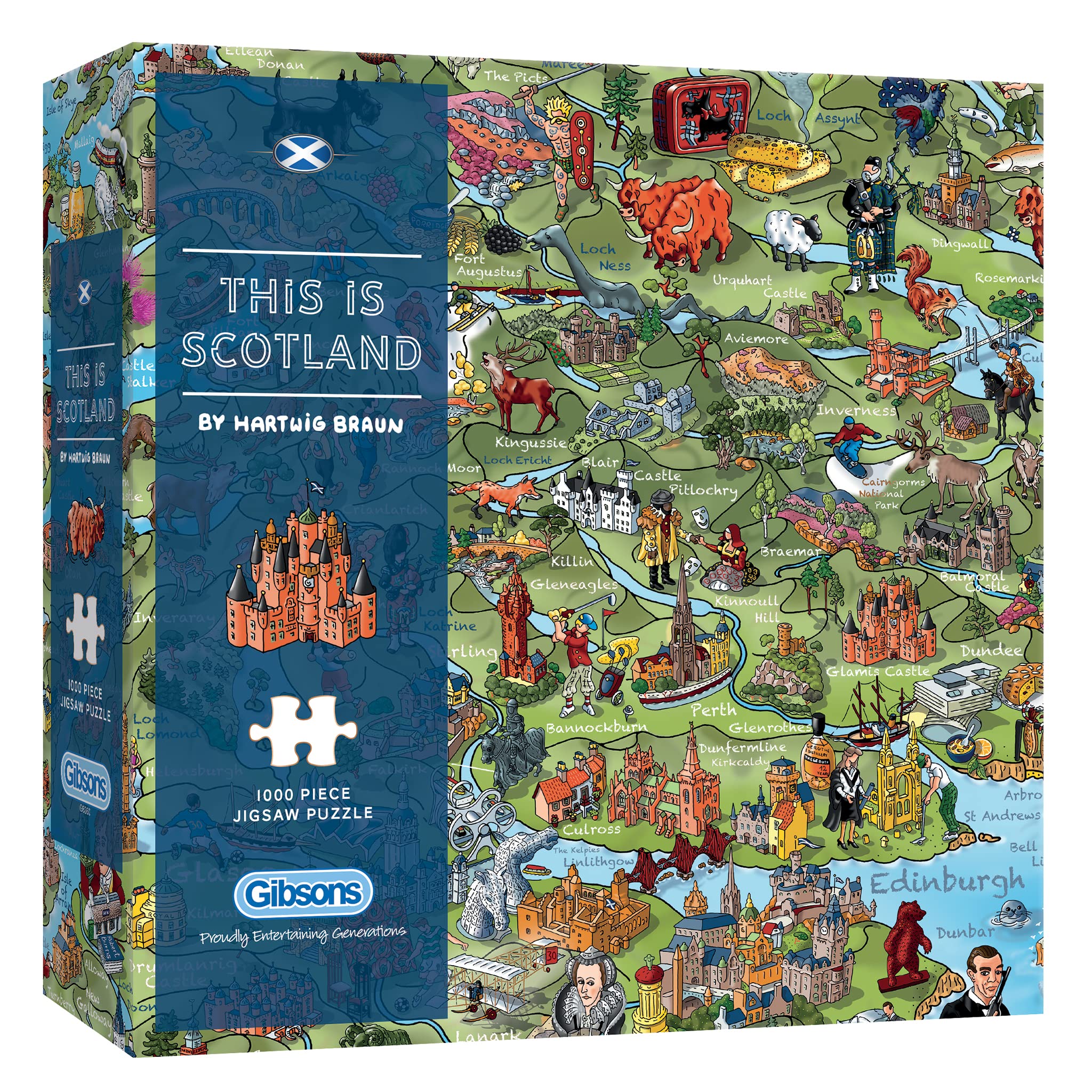 Gibsons This is Scotland Jigsaw Puzzle - 1000 Pieces | 68 x 49 cm
