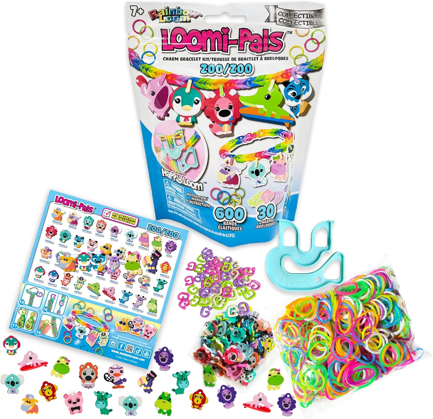 Rainbow Loom Loomi-Pals Collectibles - Zoo Series Craft Kit
