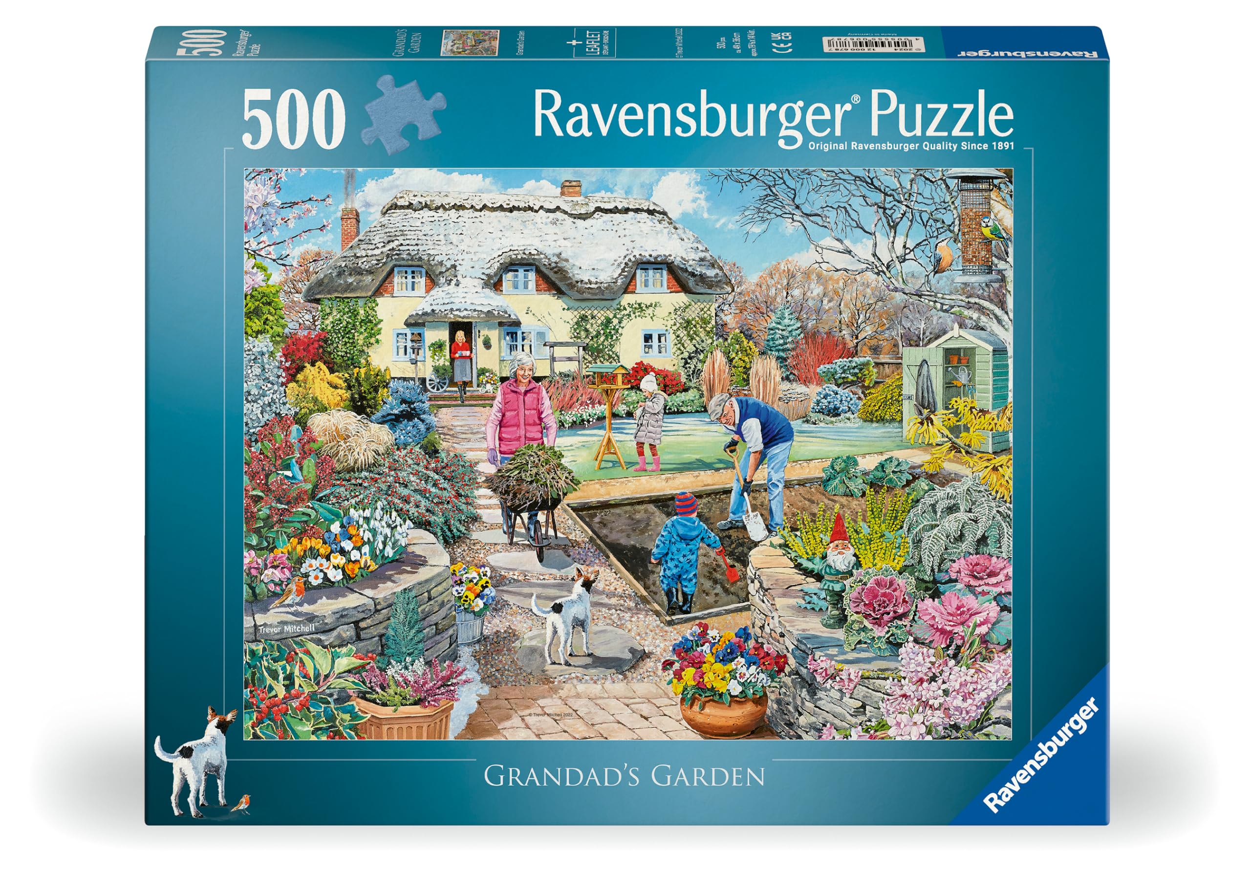 Ravensburger Grandad's Garden Jigsaw Puzzle - 500 Pieces | Premium Quality | 49x36cm 2