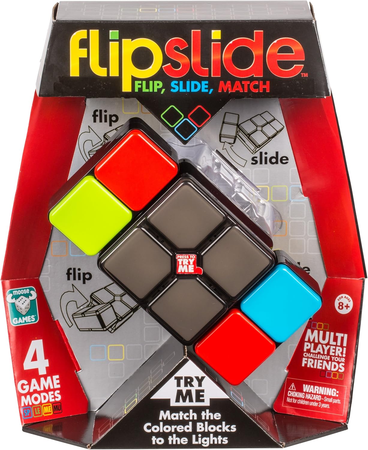 FlipSlide 674 - Light-Up Fidget Puzzle Game for Kids 8+ 8