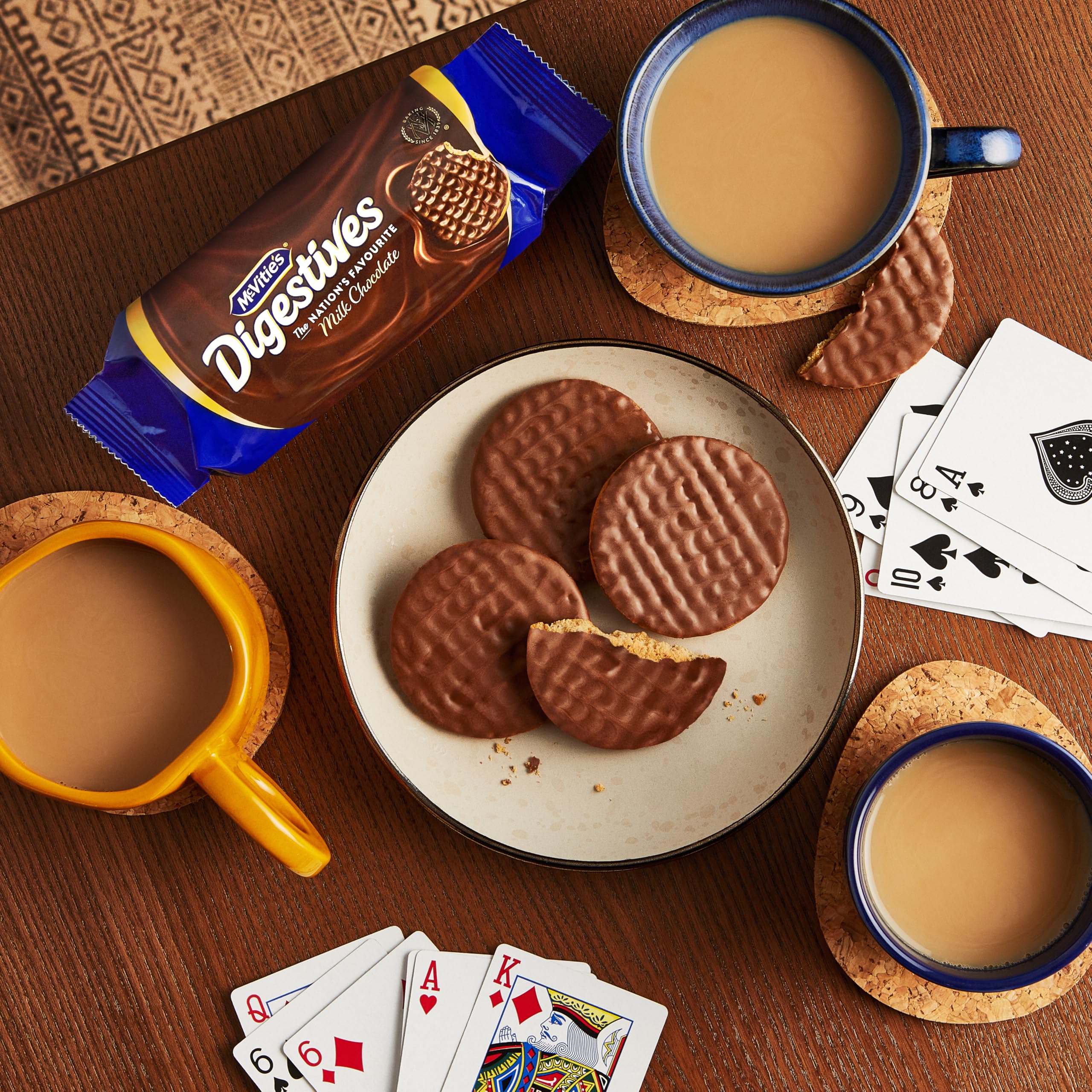 McVitie's Milk Chocolate Digestive Biscuits 433g - Golden-Baked Crunchy Wheat Biscuits with Smooth Milk Chocolate 4