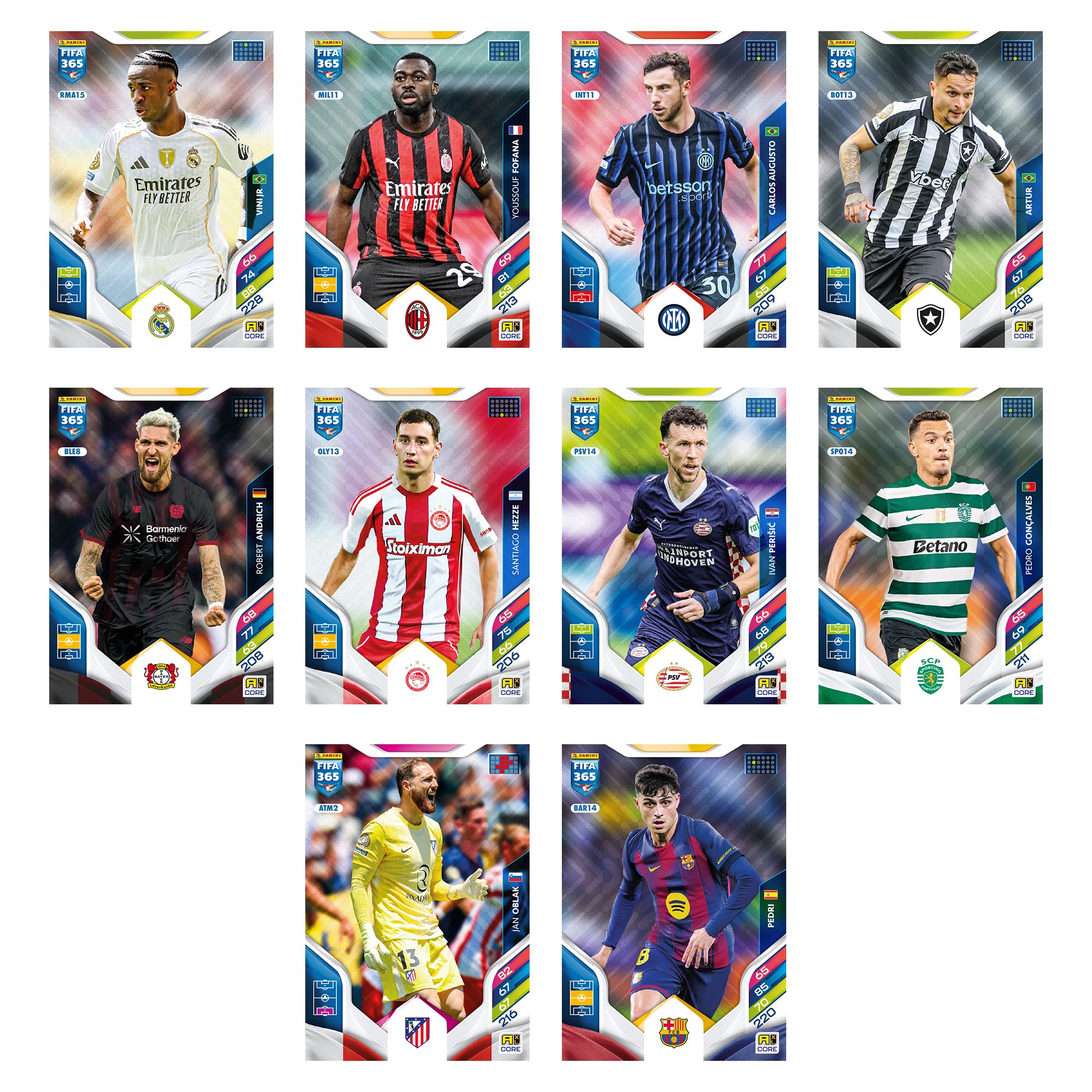 Panini FIFA 365 Adrenalyn XL Trading Cards - Mega Pack Bundle 6