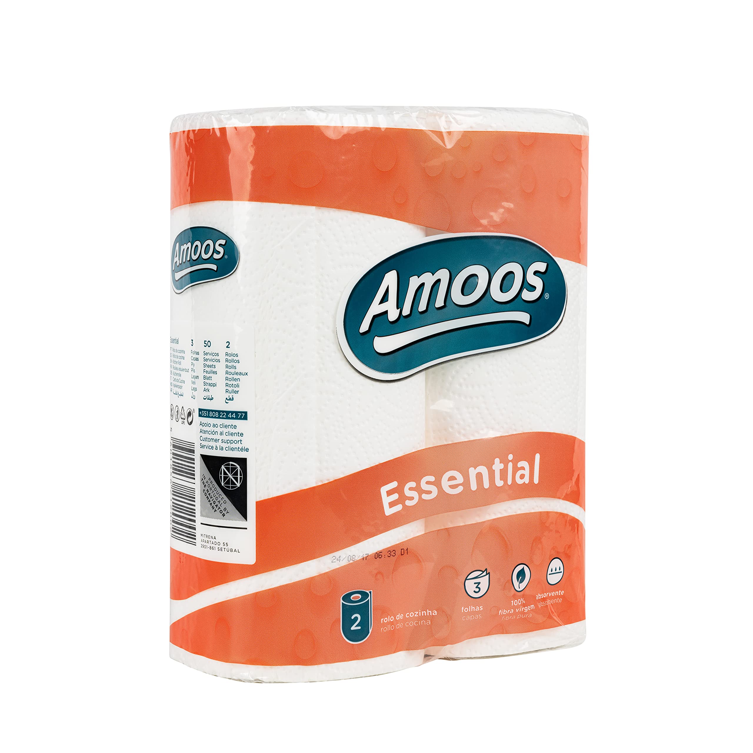 Blake & White - 3 Ply Kitchen Roll | Pack of 2 | FSC Certified | 100% Virgin Fiber 4