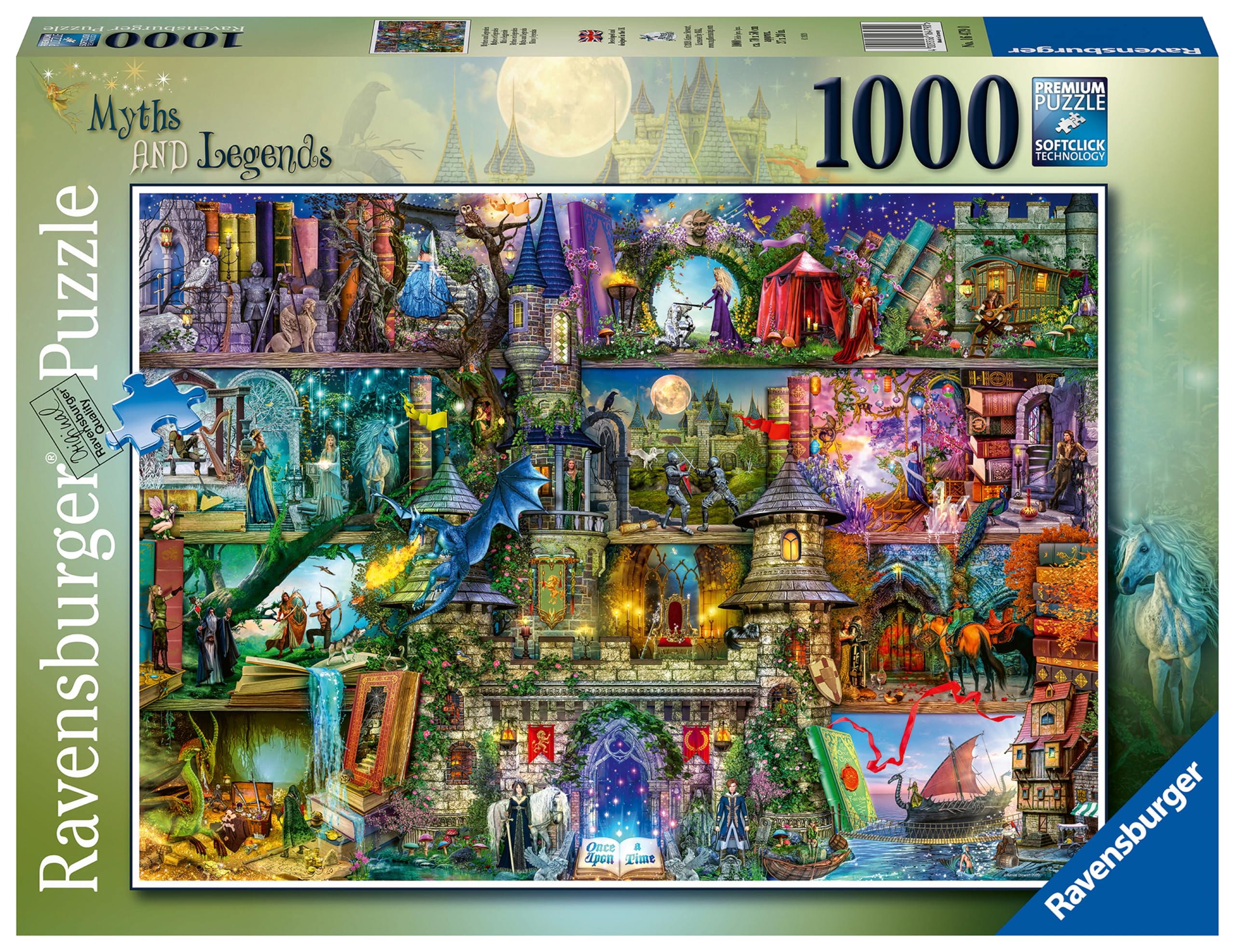 Ravensburger Aimee Stewart Myths & Legends 1000 Piece Jigsaw Puzzle | 70x50cm