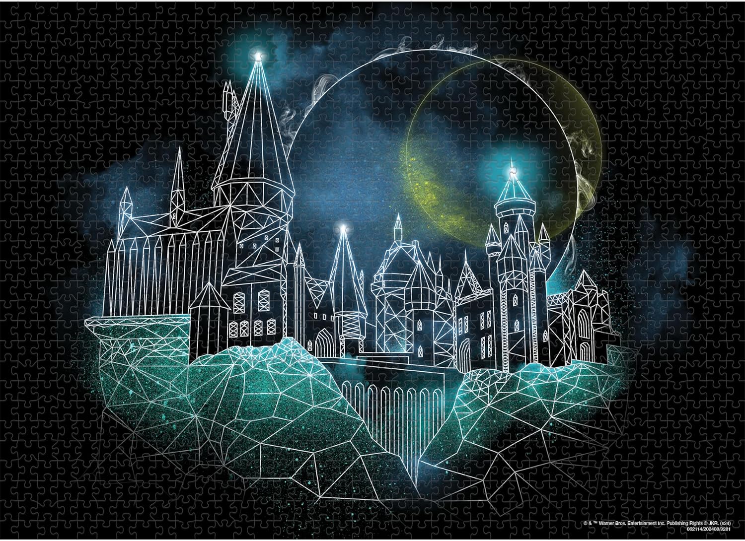 USAopoly Harry Potter Magic of Hogwarts Glow 1000-Piece Puzzle - Glow-in-the-Dark 3