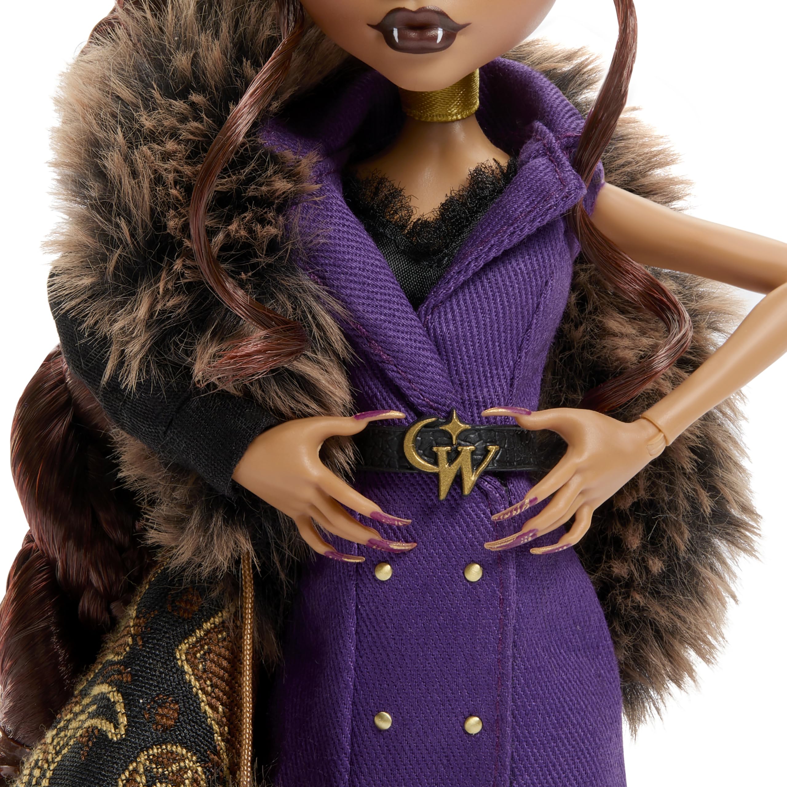 Monster High Clawdeen Wolf House of Wolf Collectible Doll - Faux Fur & Runway Fashion 4