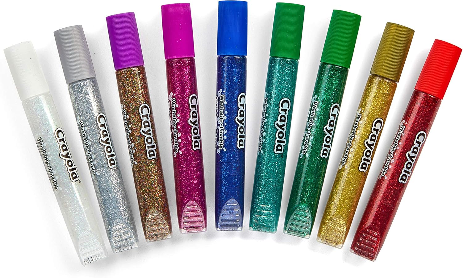Crayola Washable Glitter Glue - 9-Pack for Arts & Crafts 5
