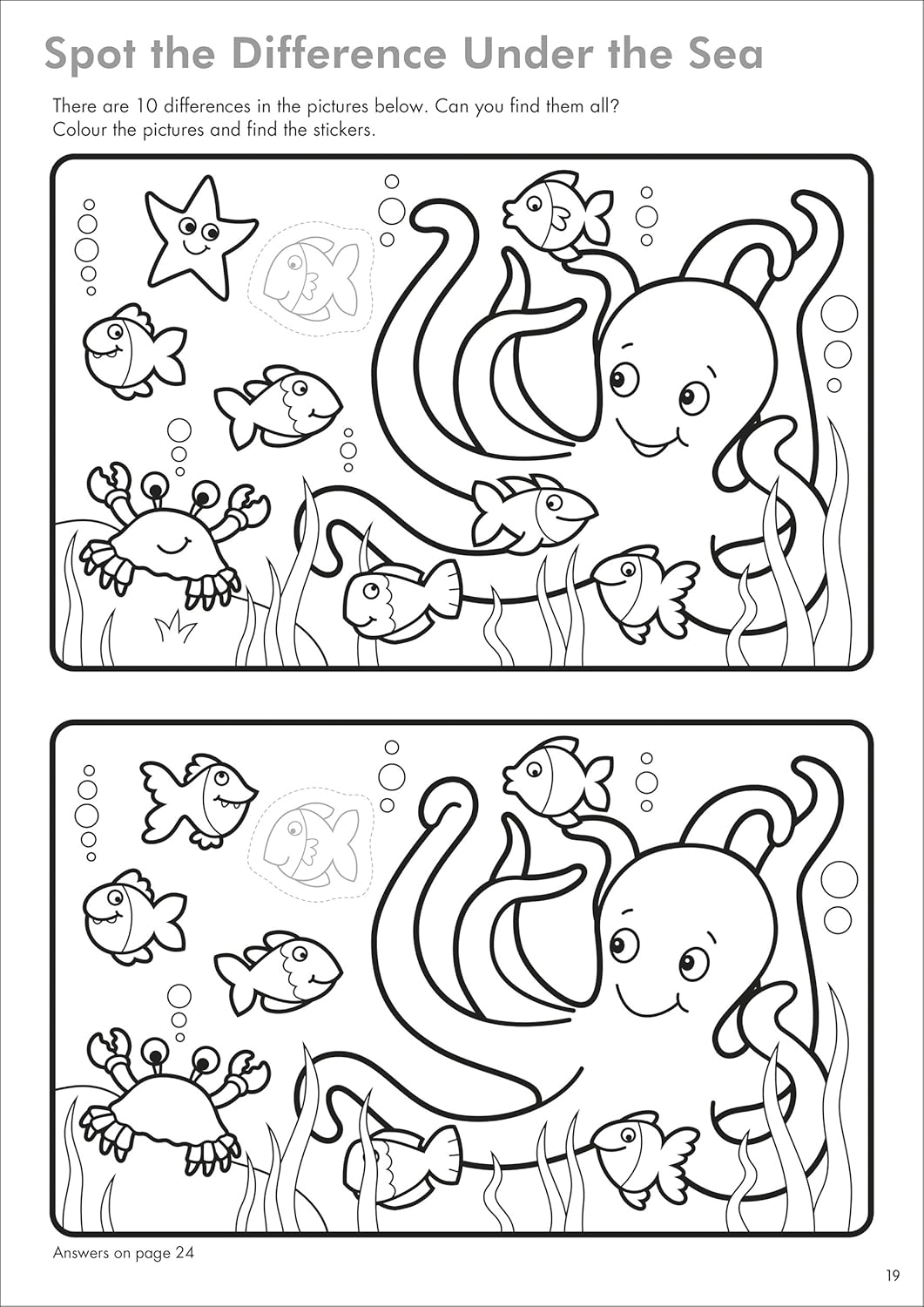 Orchard Toys Things To Do Sticker Colouring Book - Educational Activity Book with Stickers for Ages 5+ 3