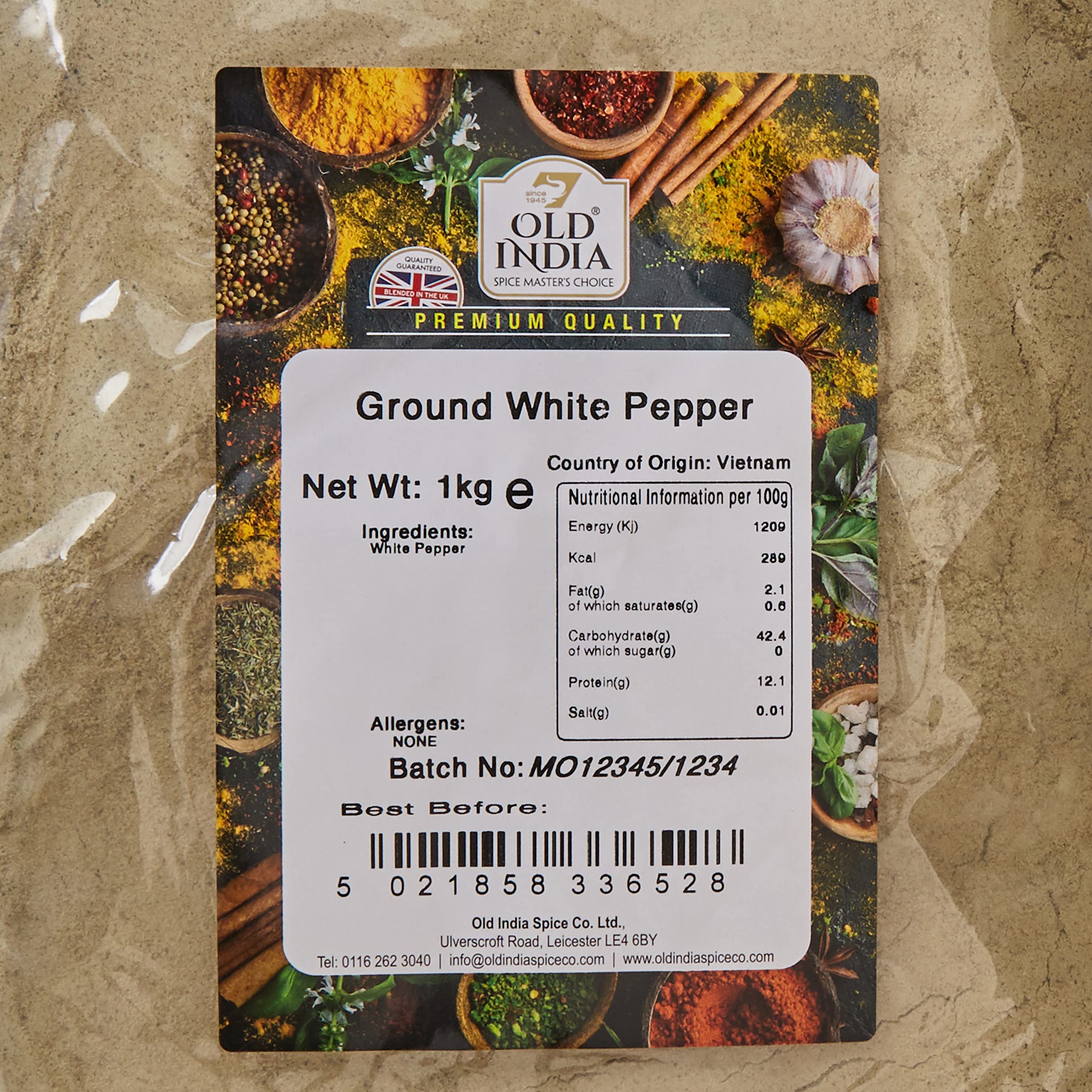 Old India Ground White Pepper 1kg - Pure, Natural Spice for Cooking 4