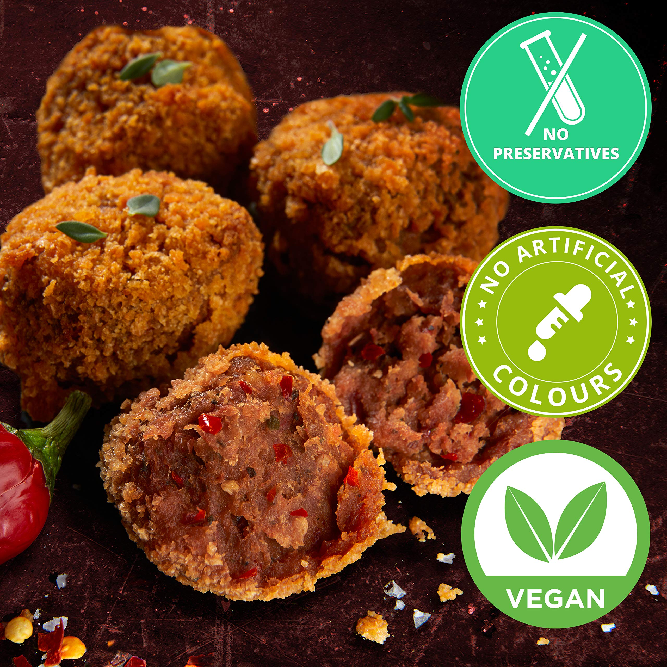 Go Gourmet Indian Chilli Flakes - Dried Crushed Chillies from India 3