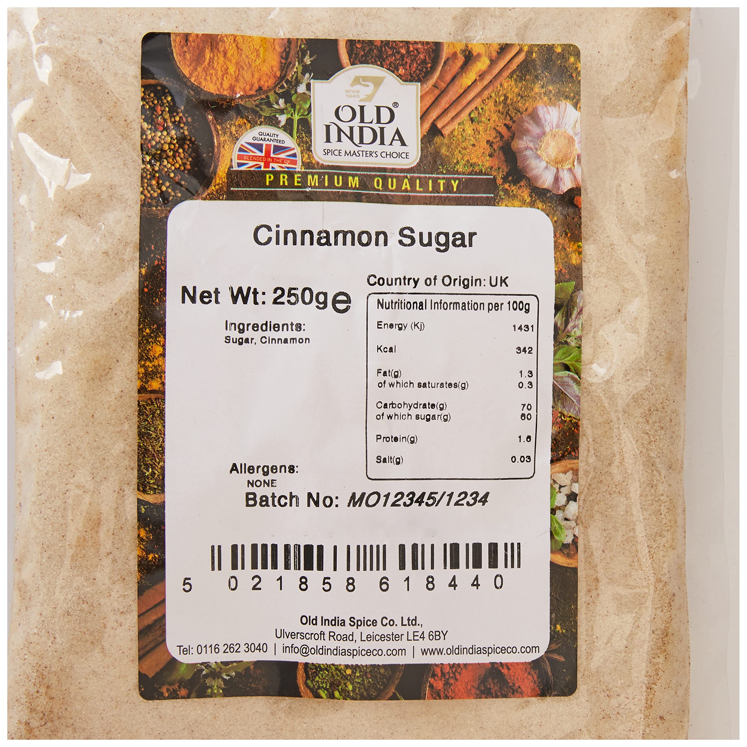 Old India Cinnamon Sugar 250g 3